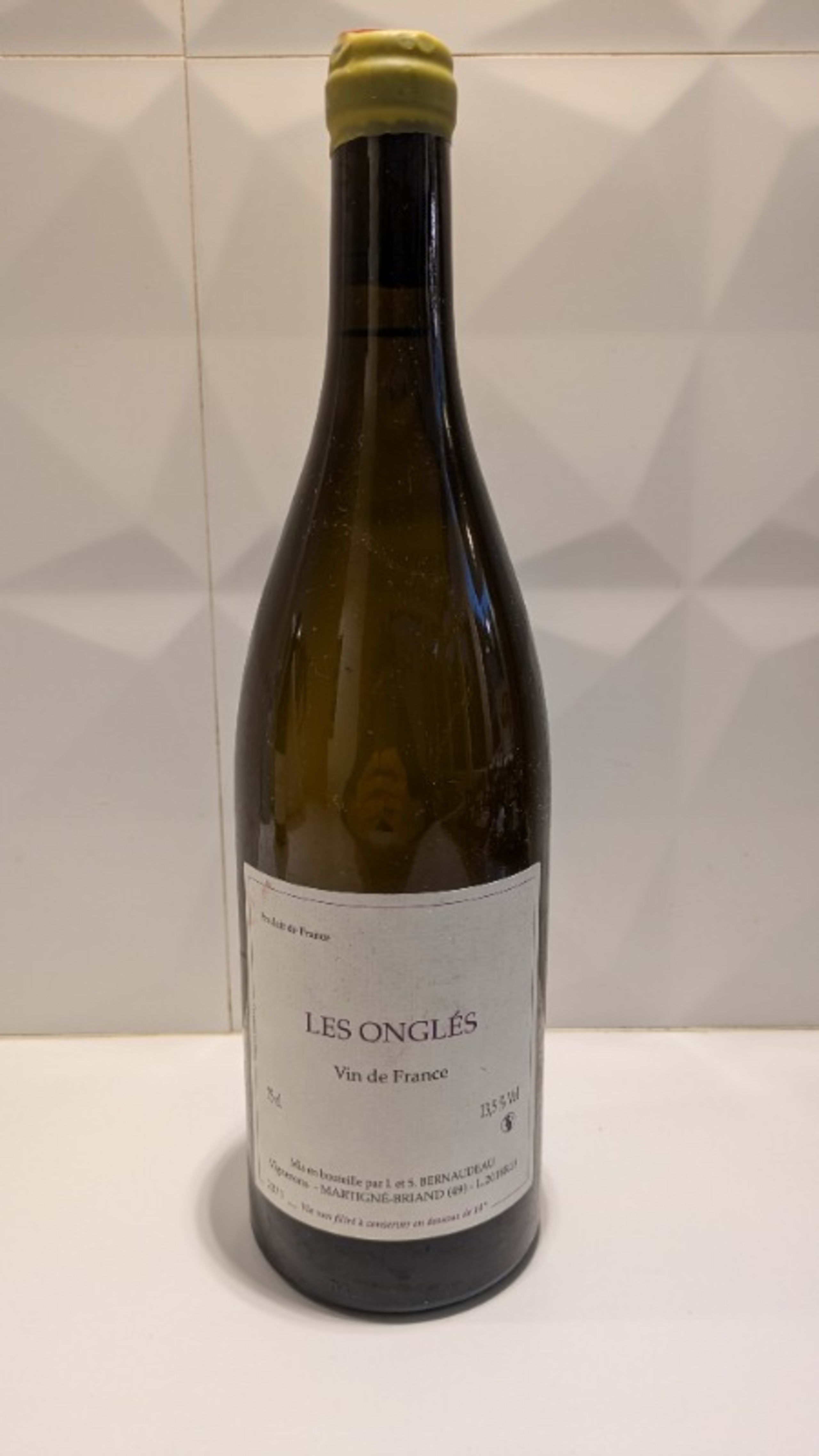 Les Onglés, Stéphane Bernaudeau, Vin de France, 2018