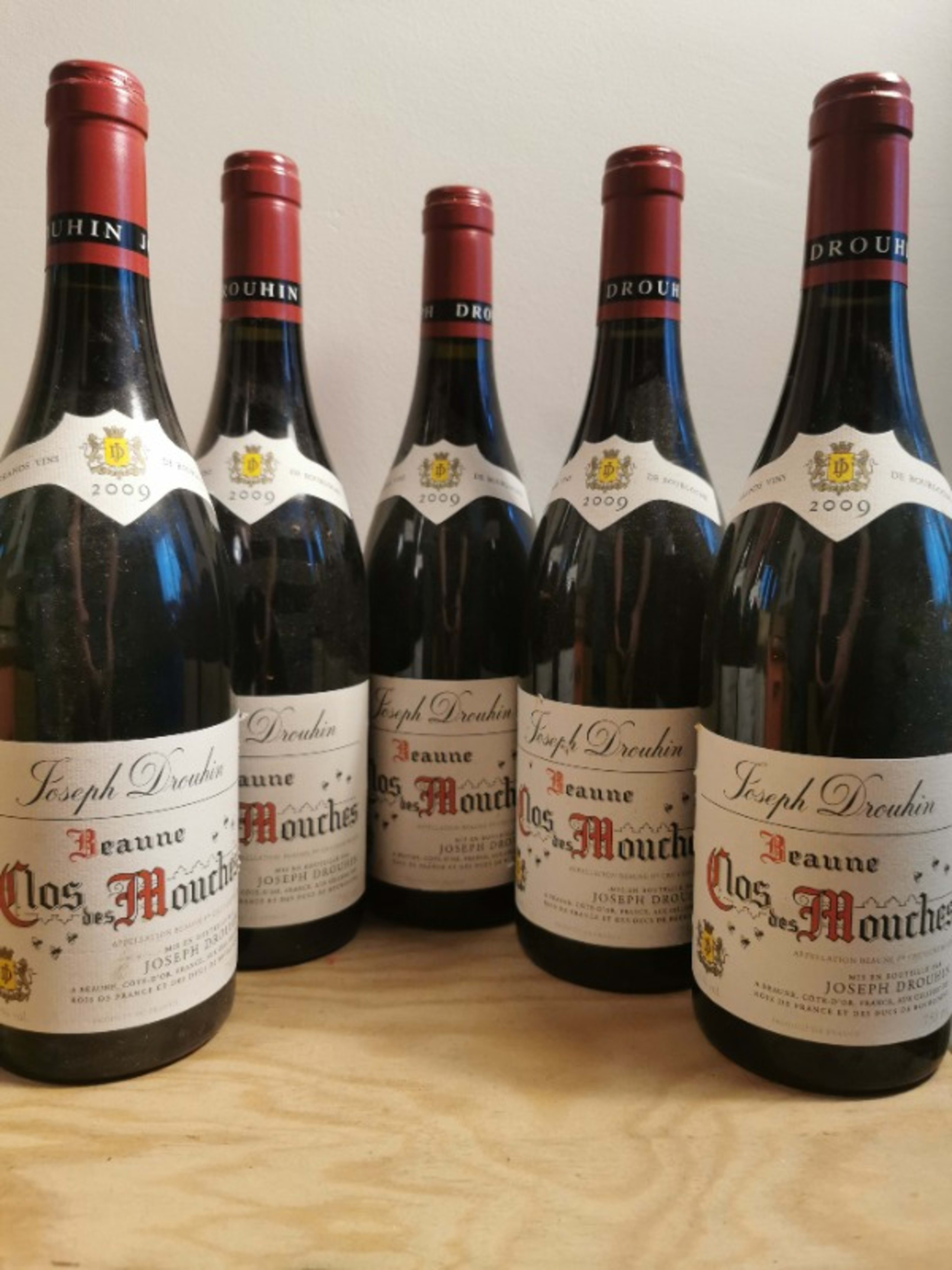 5 x Beaune, Clos des Mouches, Joseph Drouhin, 2009