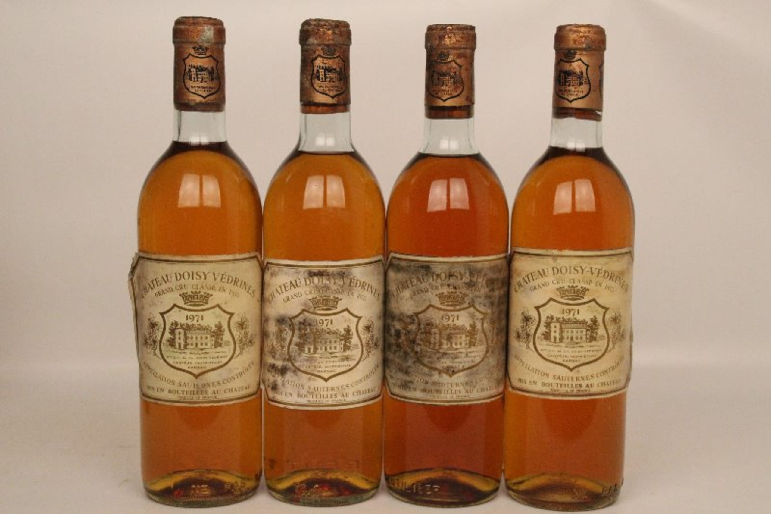 4 x Château Doisy-Védrines, Sauternes, 1971