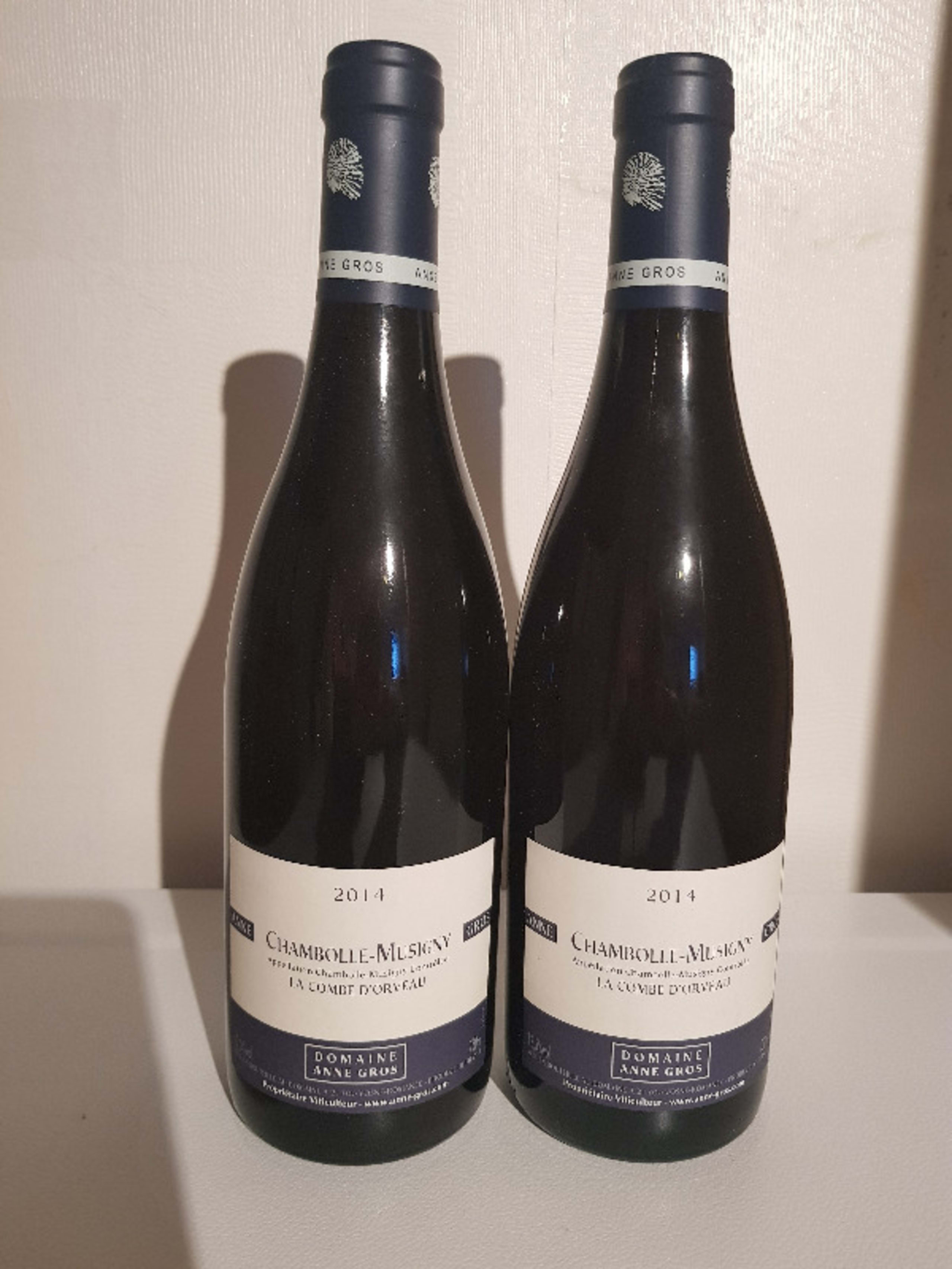 2 x Chambolle-Musigny, La Combe d'Orveau, Anne Gros, 2014