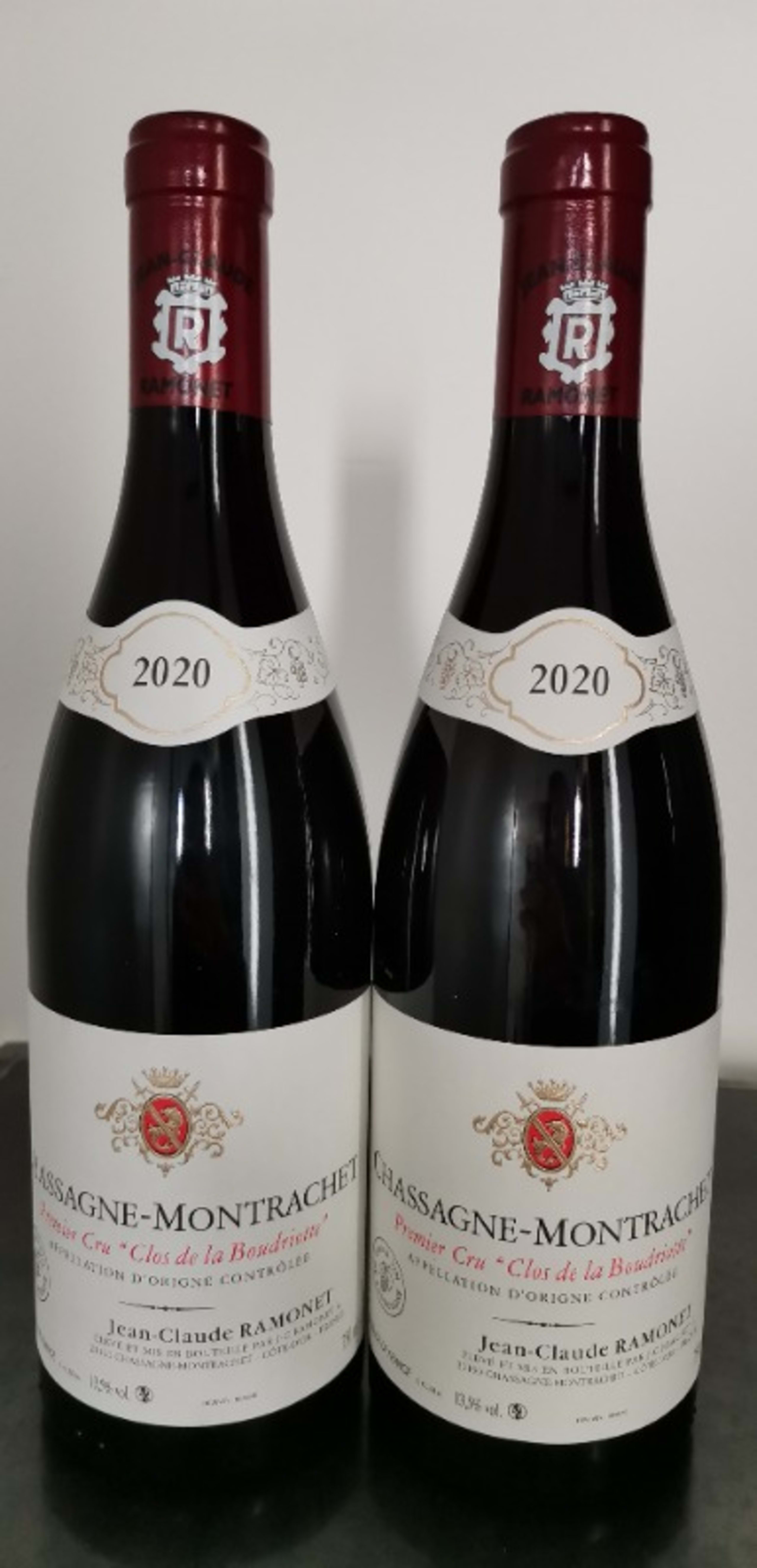 2 x Chassagne-Montrachet, Clos de la Boudriotte, Domaine Ramonet, 2020