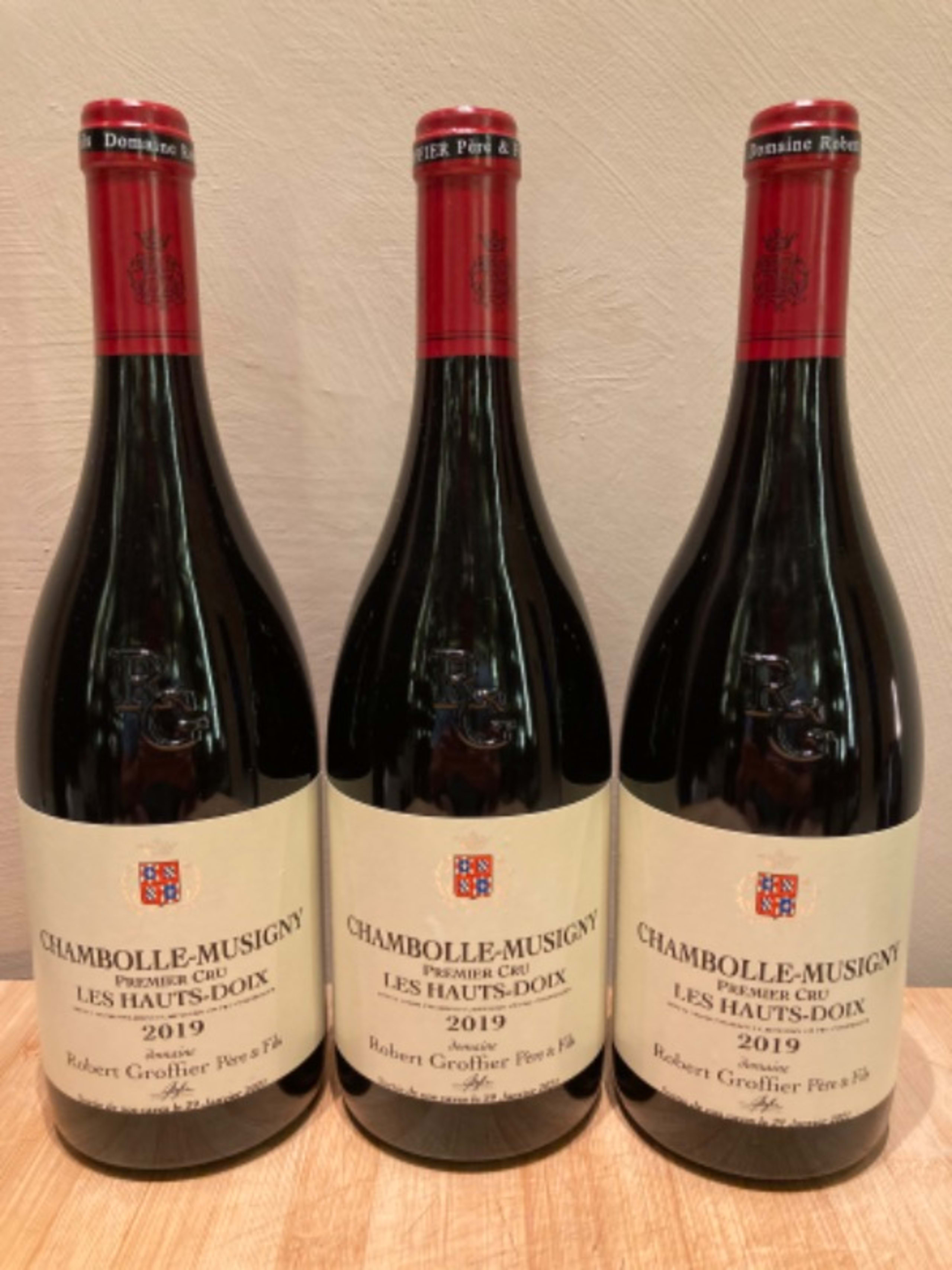 5 x Chambolle-Musigny, 1er Cru Les Hauts Doix, Domaine Groffier, 2019