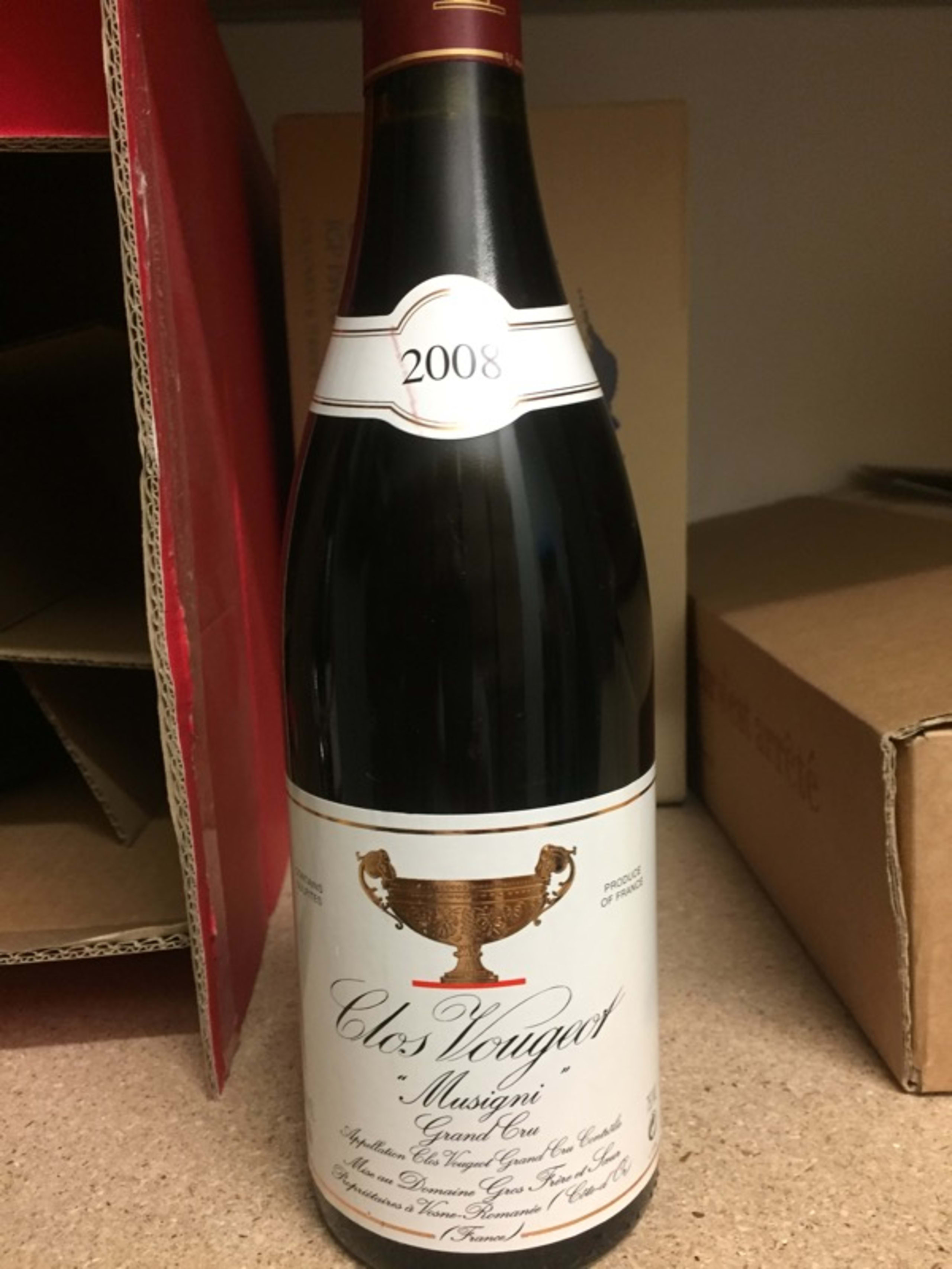 Clos de Vougeot, MUSIGNI, GROS FRERE ET SOEUR, 2008