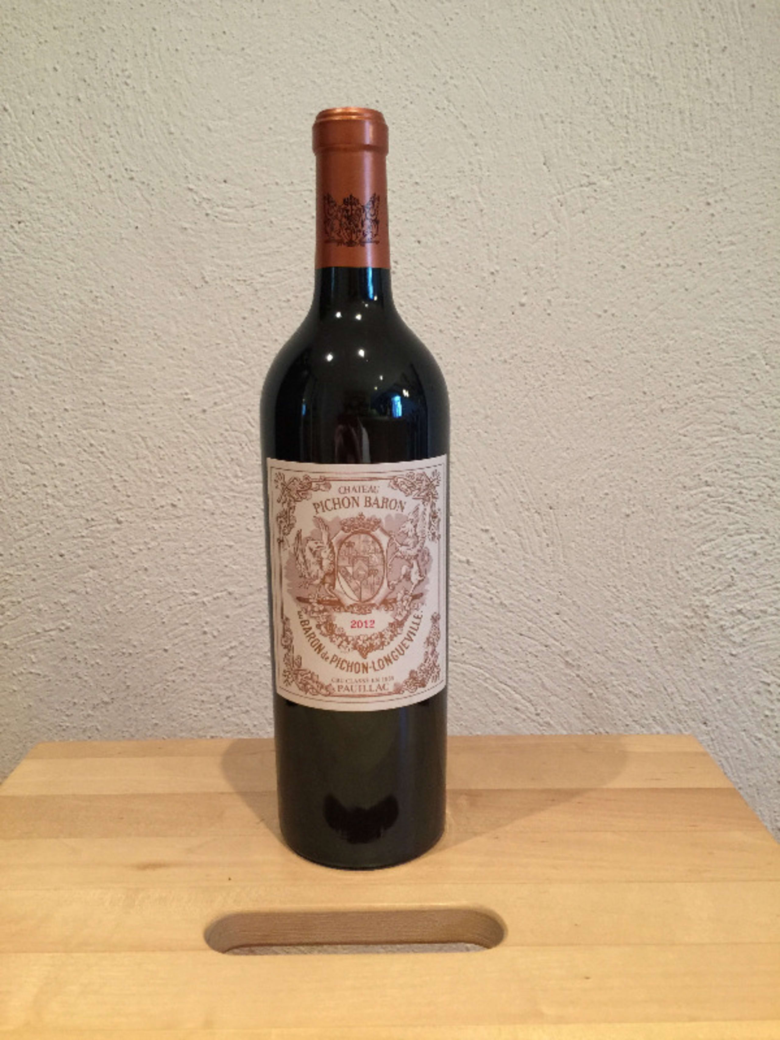 Baron de Pichon Longueville, Château Pichon Baron, Pauillac, 2012