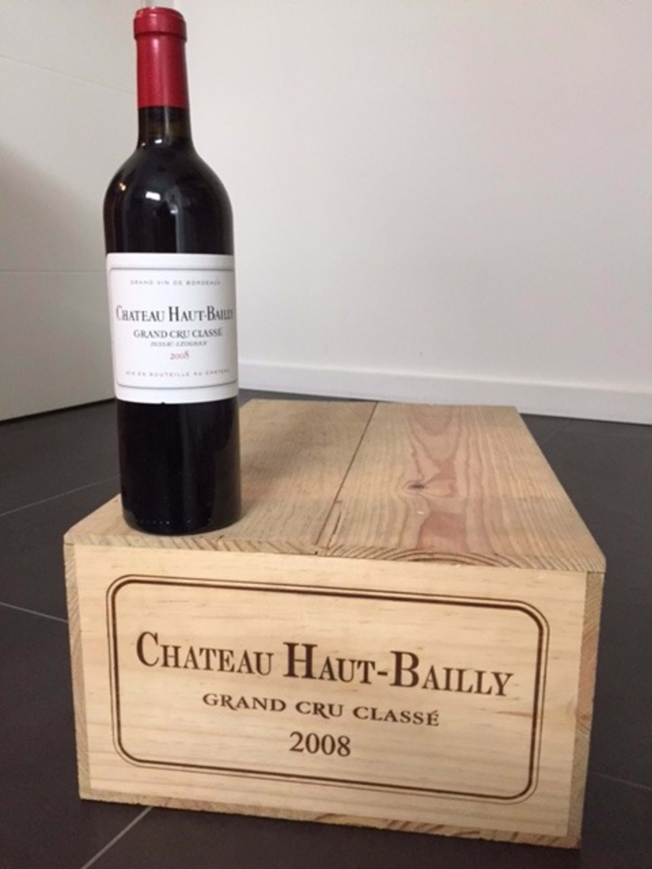 Pessac Léognan, Château Haut-Bailly, Graves, 2008 12x75cl