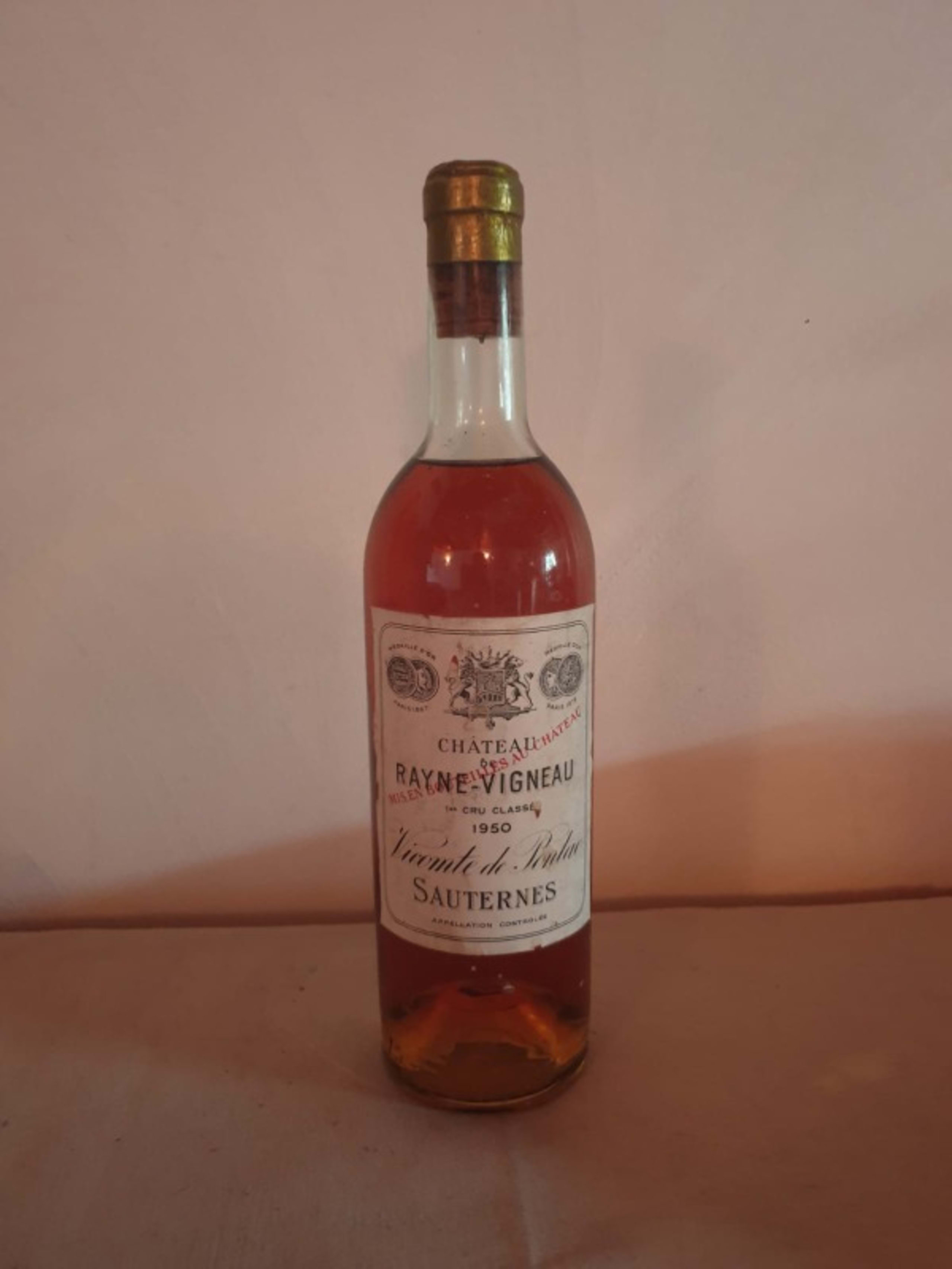 Château de Rayne-Vignaud, Sauternes, 1950
