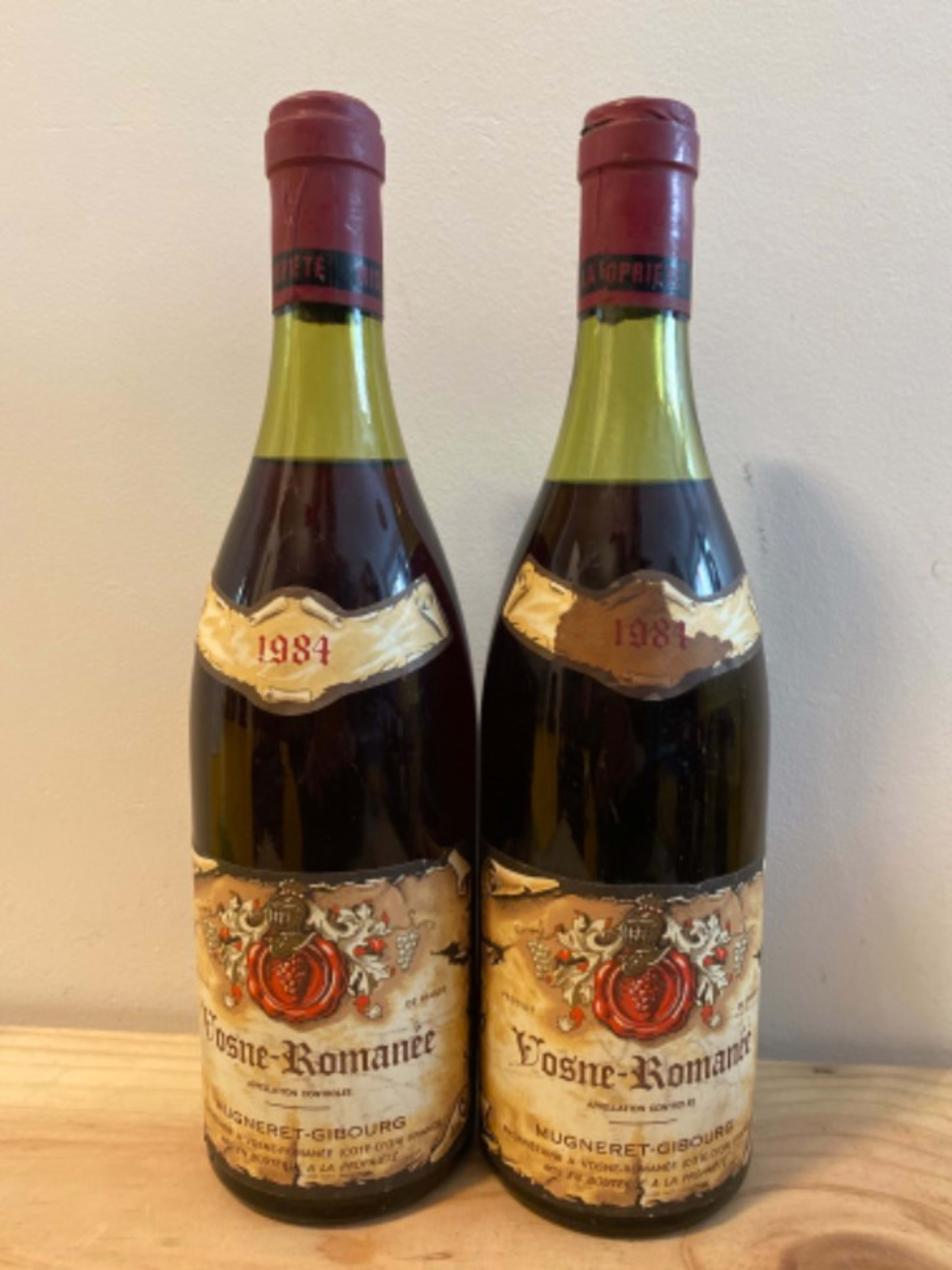 2 x Vosne-Romanée, Domaine Mugneret-Gibourg, 1984