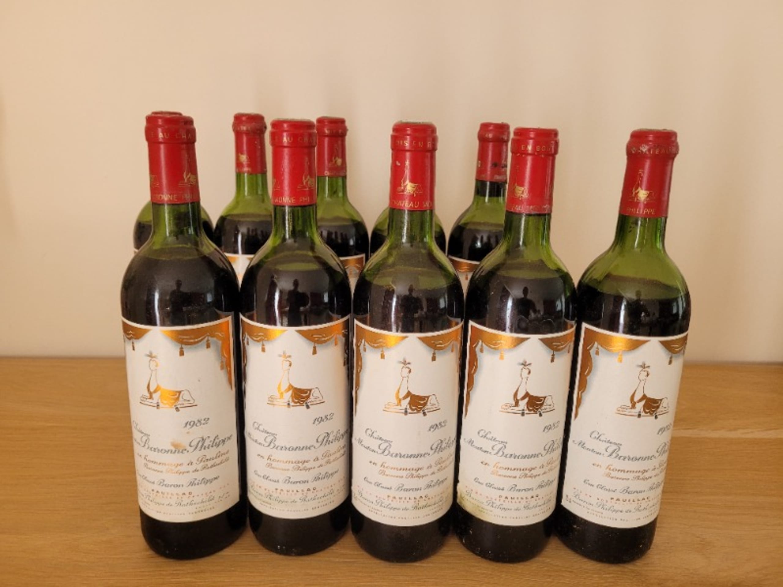 6 x Château Mouton Baronne Philippe, Pauillac, 1982