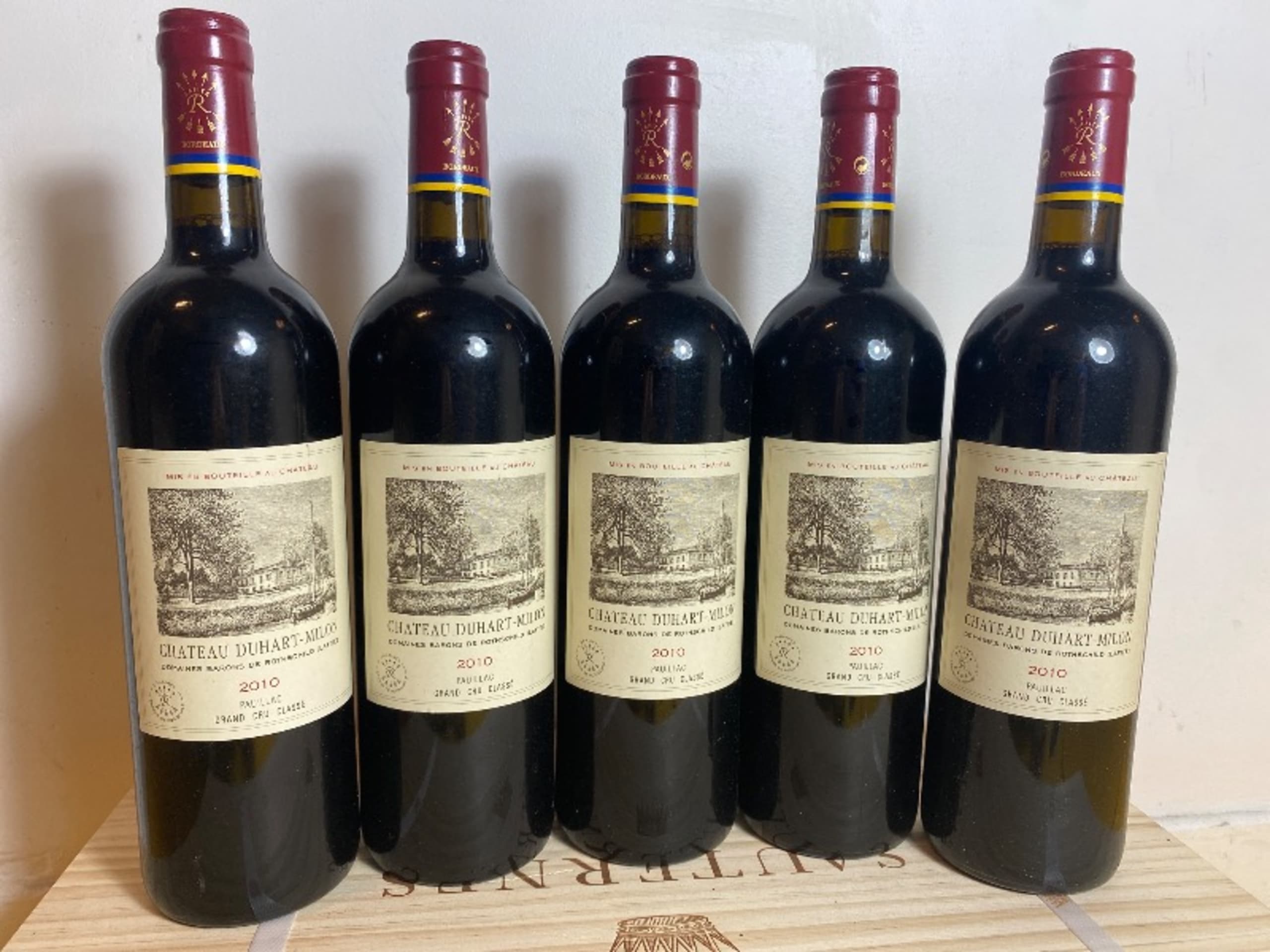 5 x Château Duhart-Milon, Pauillac, 2010