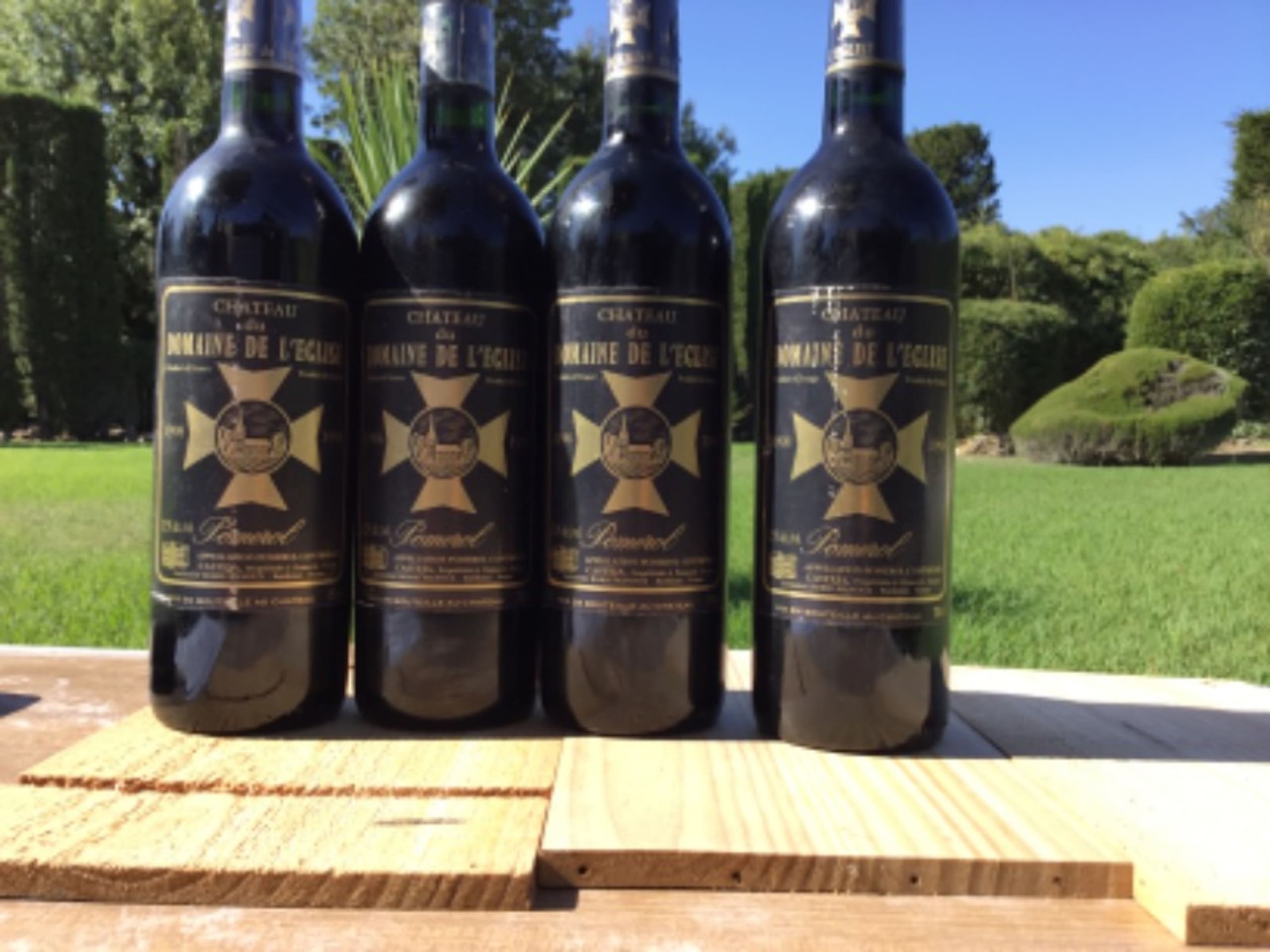4 x Château du domaine de l'église, Pomerol, 1998