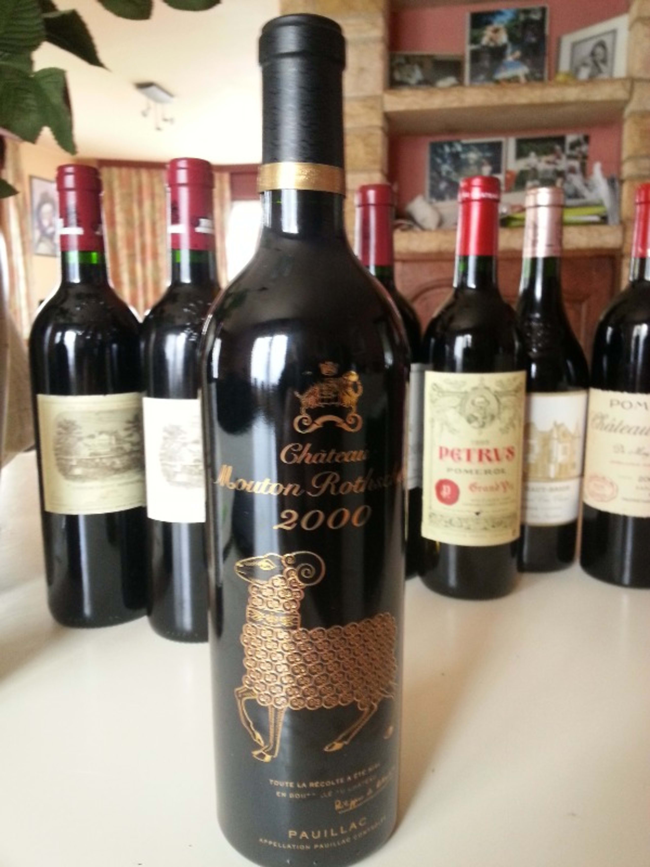 Pauillac, mouton rothchild, 2000