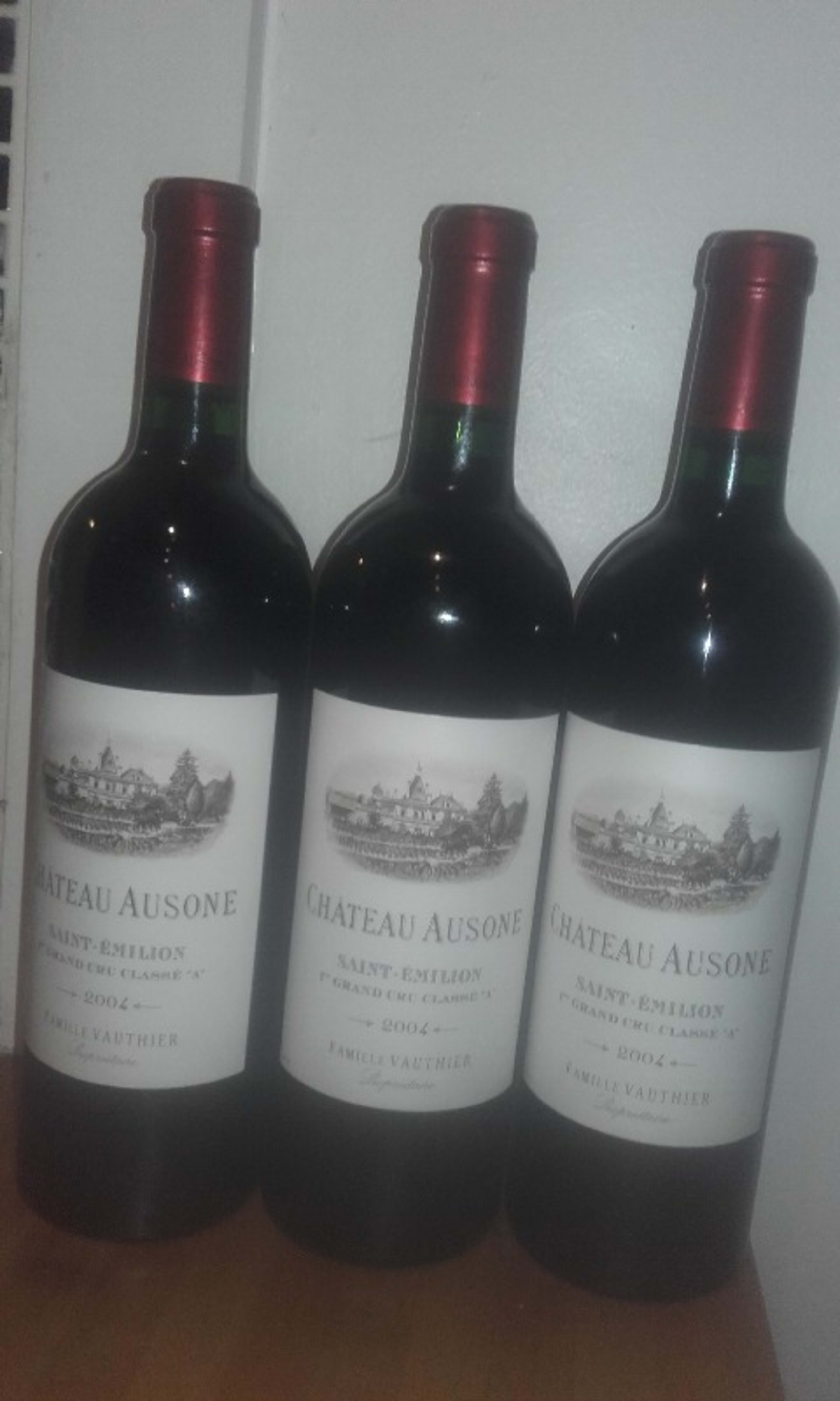 3 x Château Ausone, Saint-Émilion, 2004
