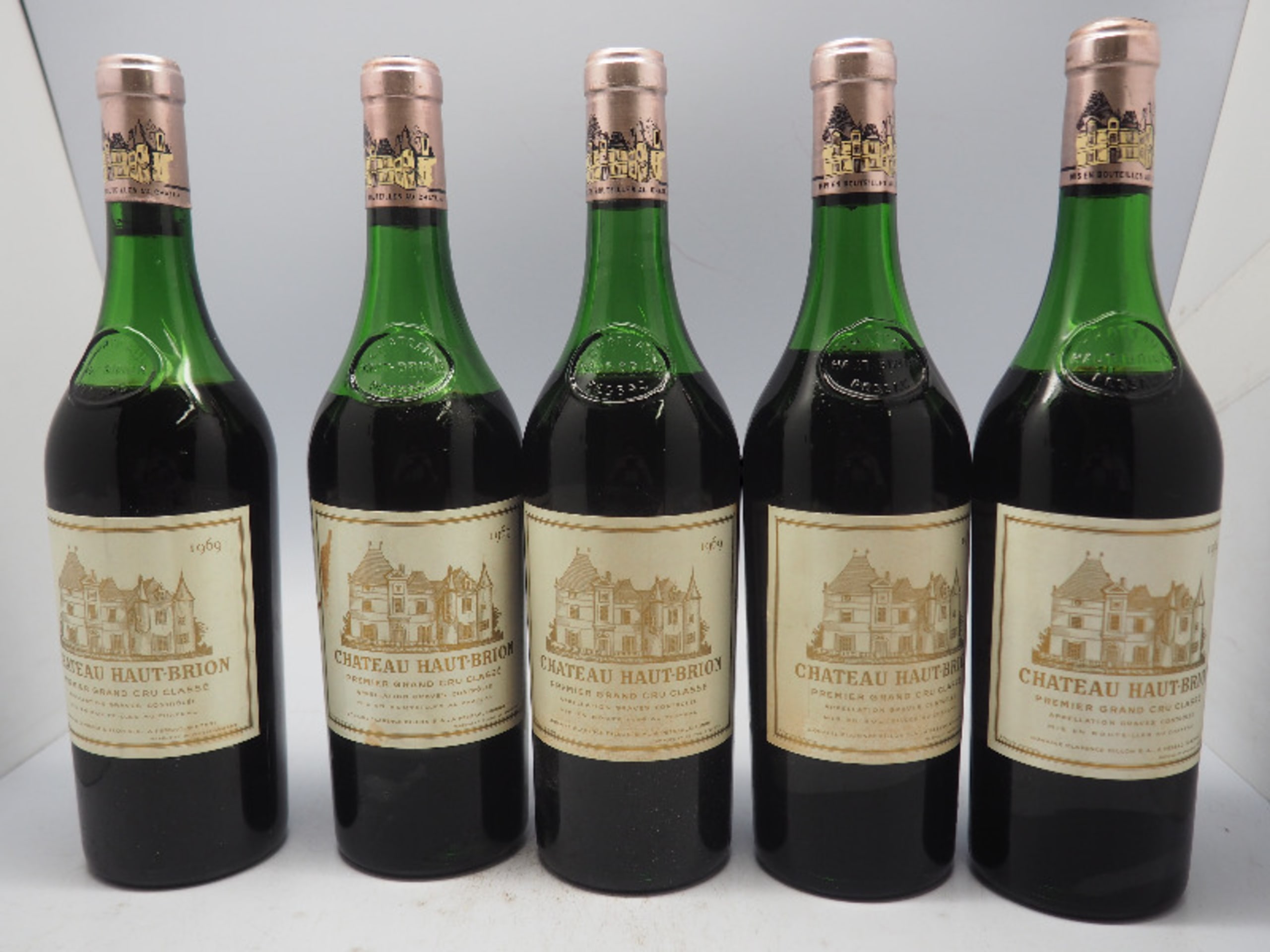 5 x Château Haut-Brion, Pessac-Léognan, 1969