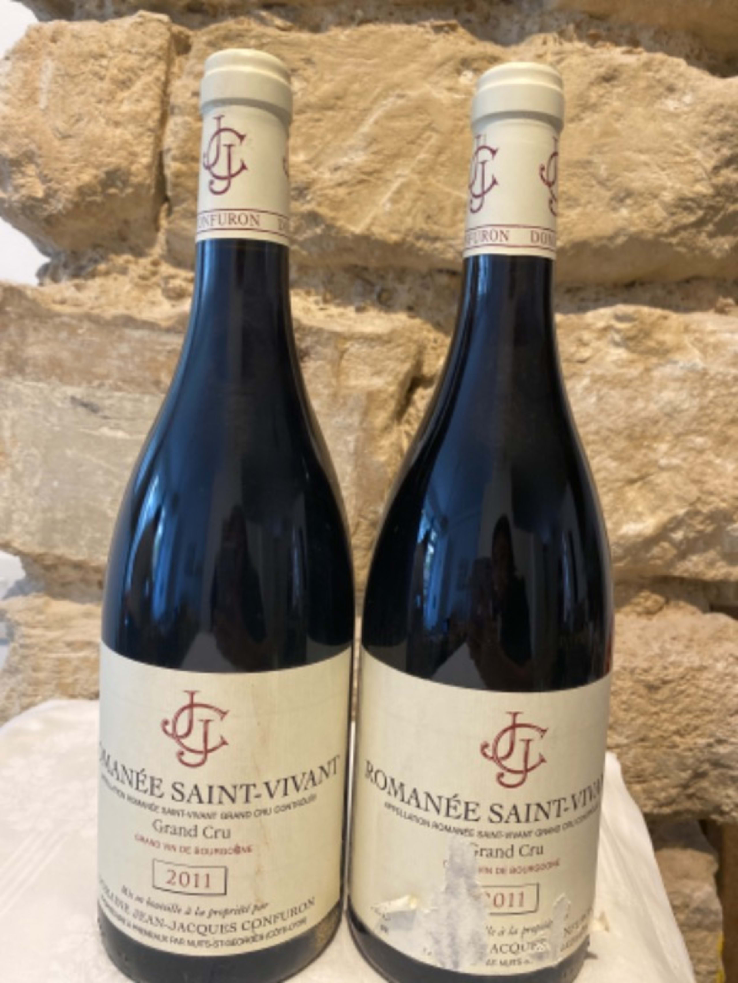 2 x Romanée-Saint-Vivant, Grand Cru, Domaine J. J. Confuron, 2011