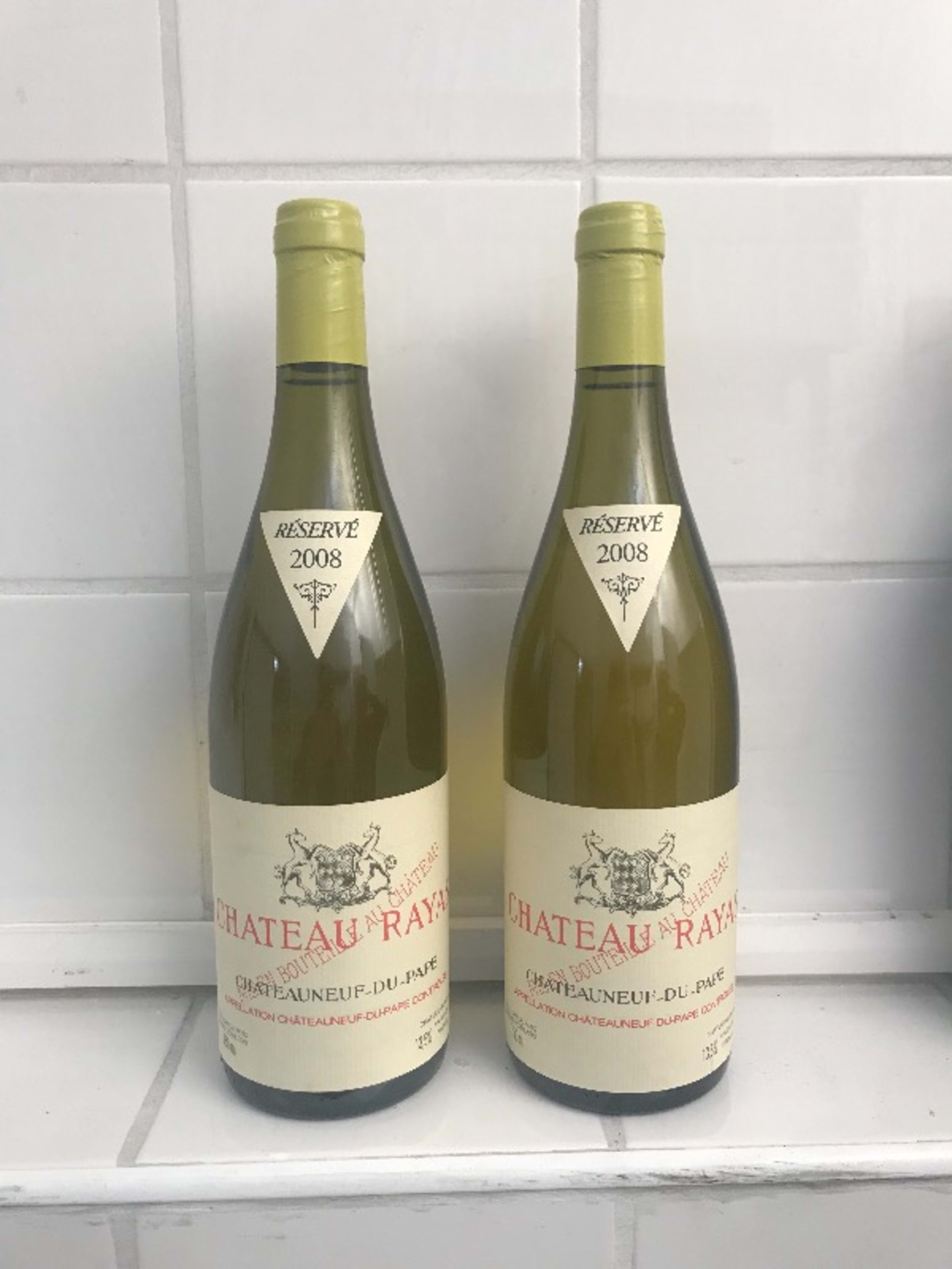 2 x Châteauneuf-du-Pape, château RAYAS (Blanc/White), 2008
