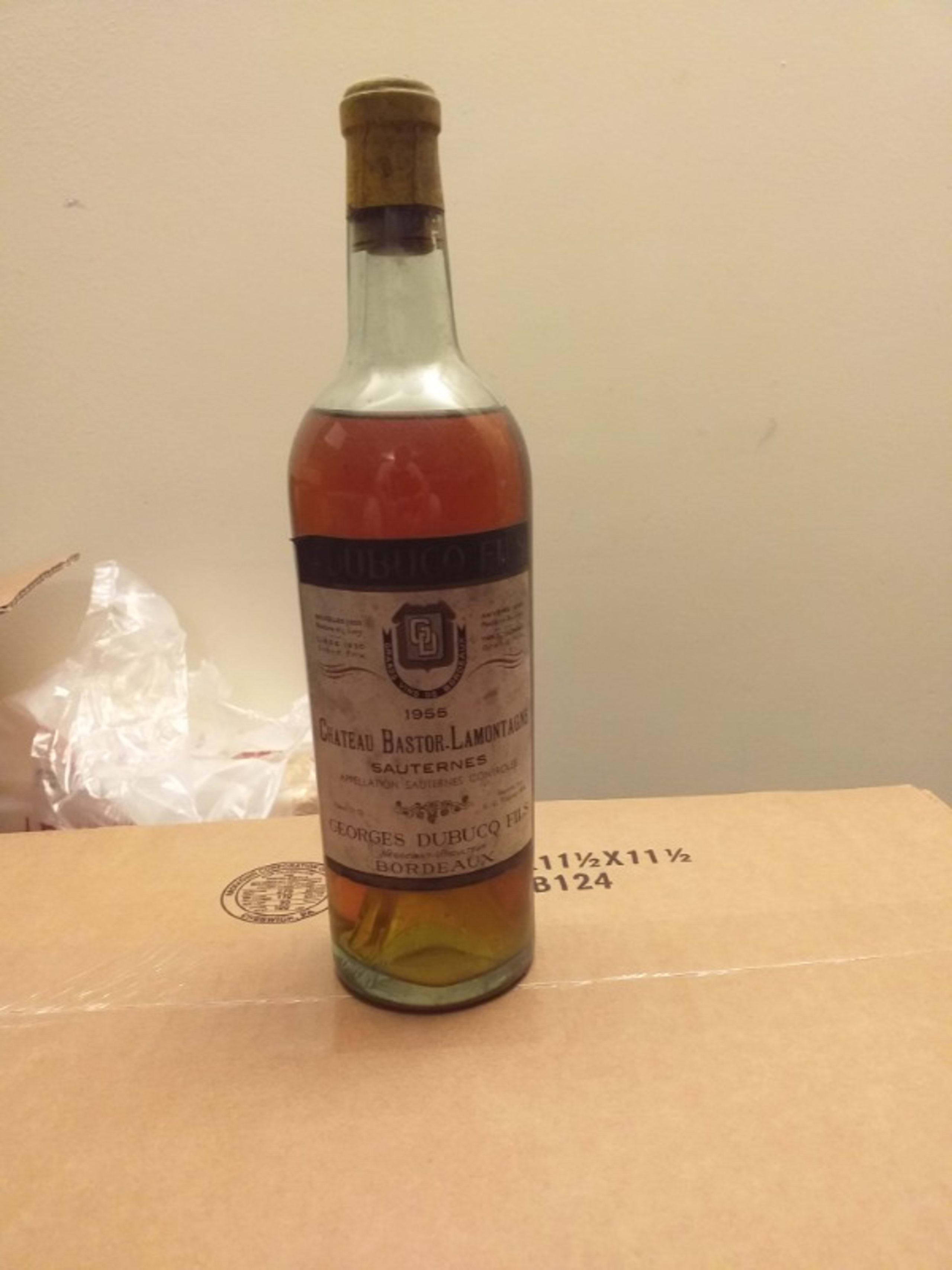 Chateau Bastor-Lamontagne, Sauternes, 1955