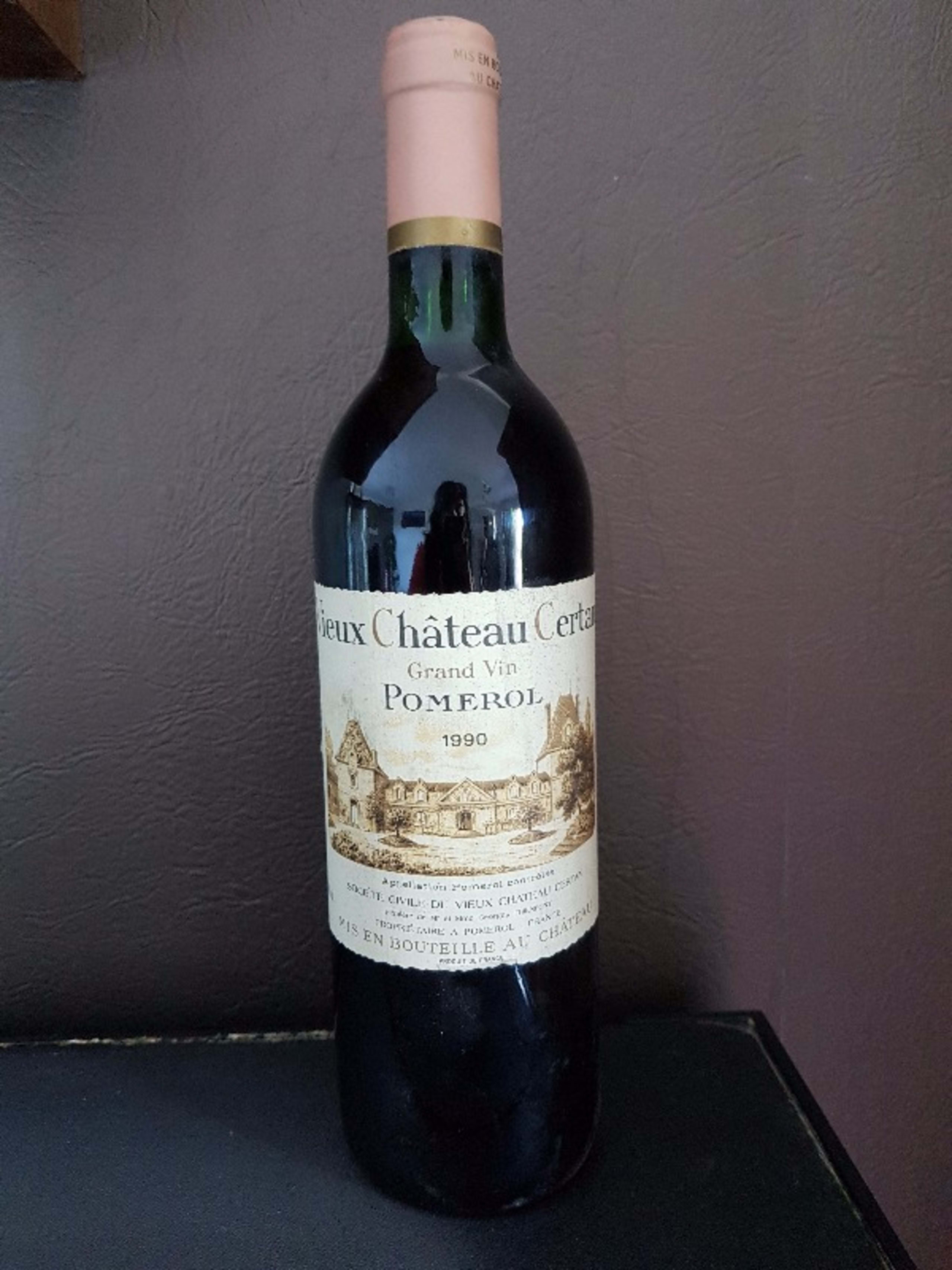 Vieux château Certan, Château Certan, Pomerol, 1990