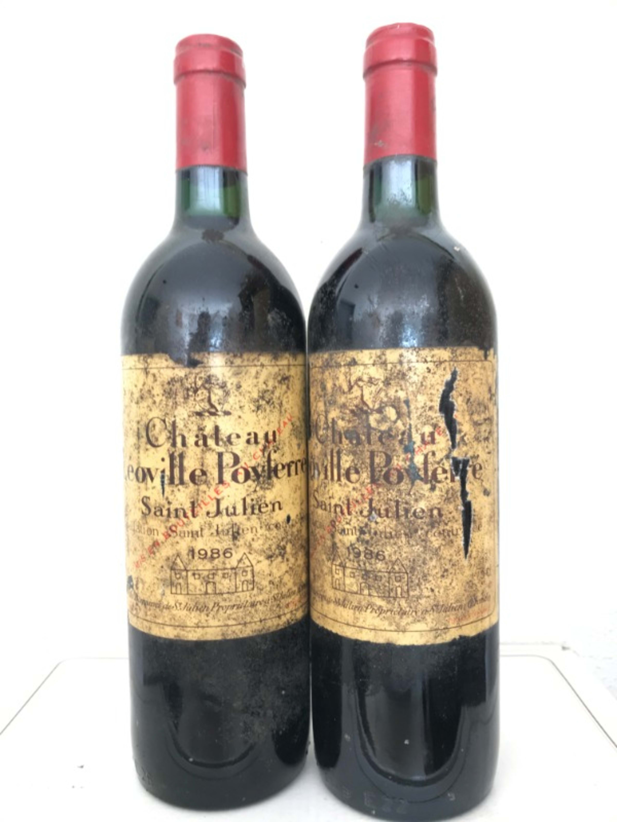 2 x Château Léoville Poyferré, Saint-Julien, 1986
