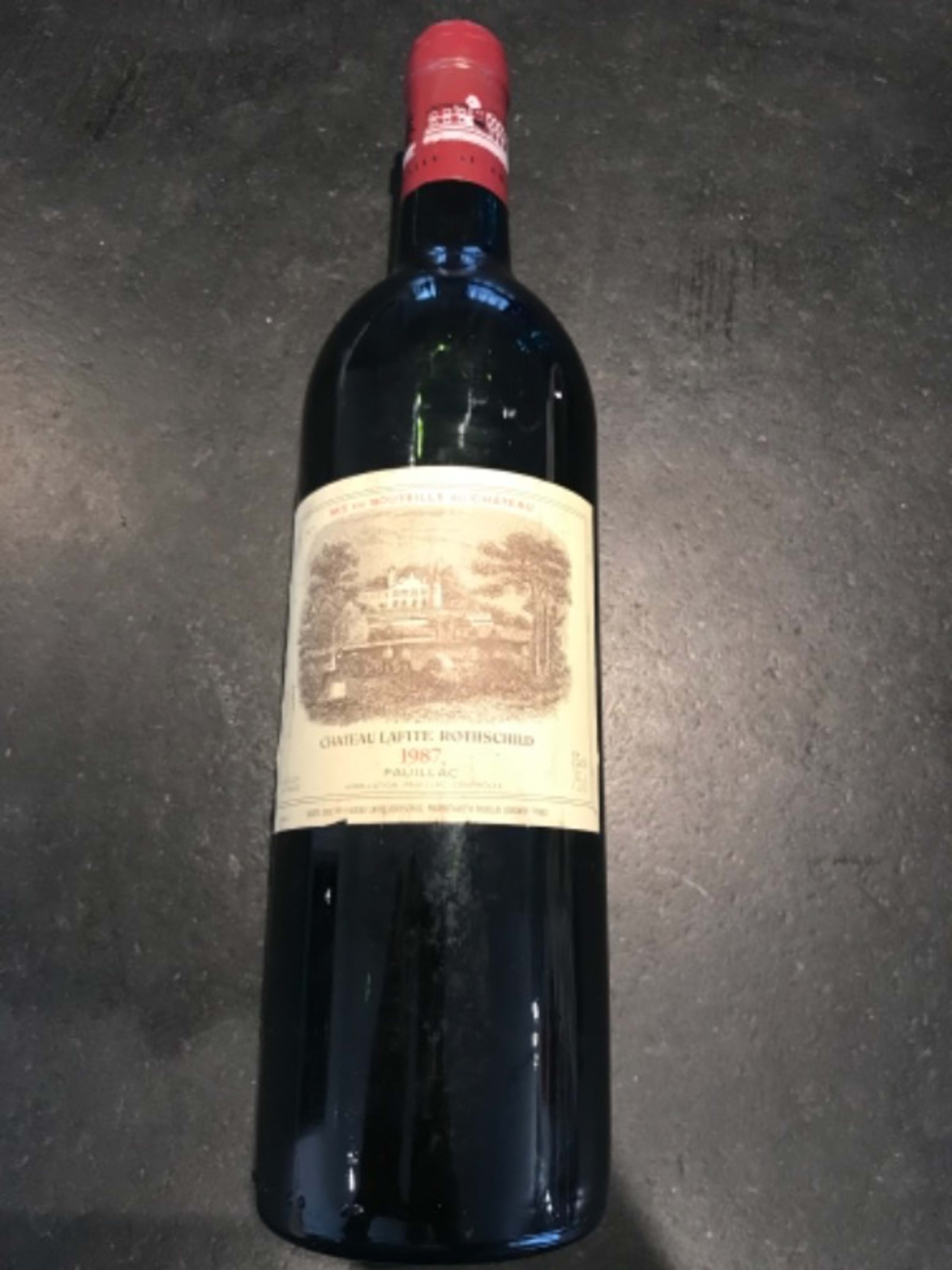 Grand cru classé, Chateau Lafite Rothschild, Pauillac, 1987