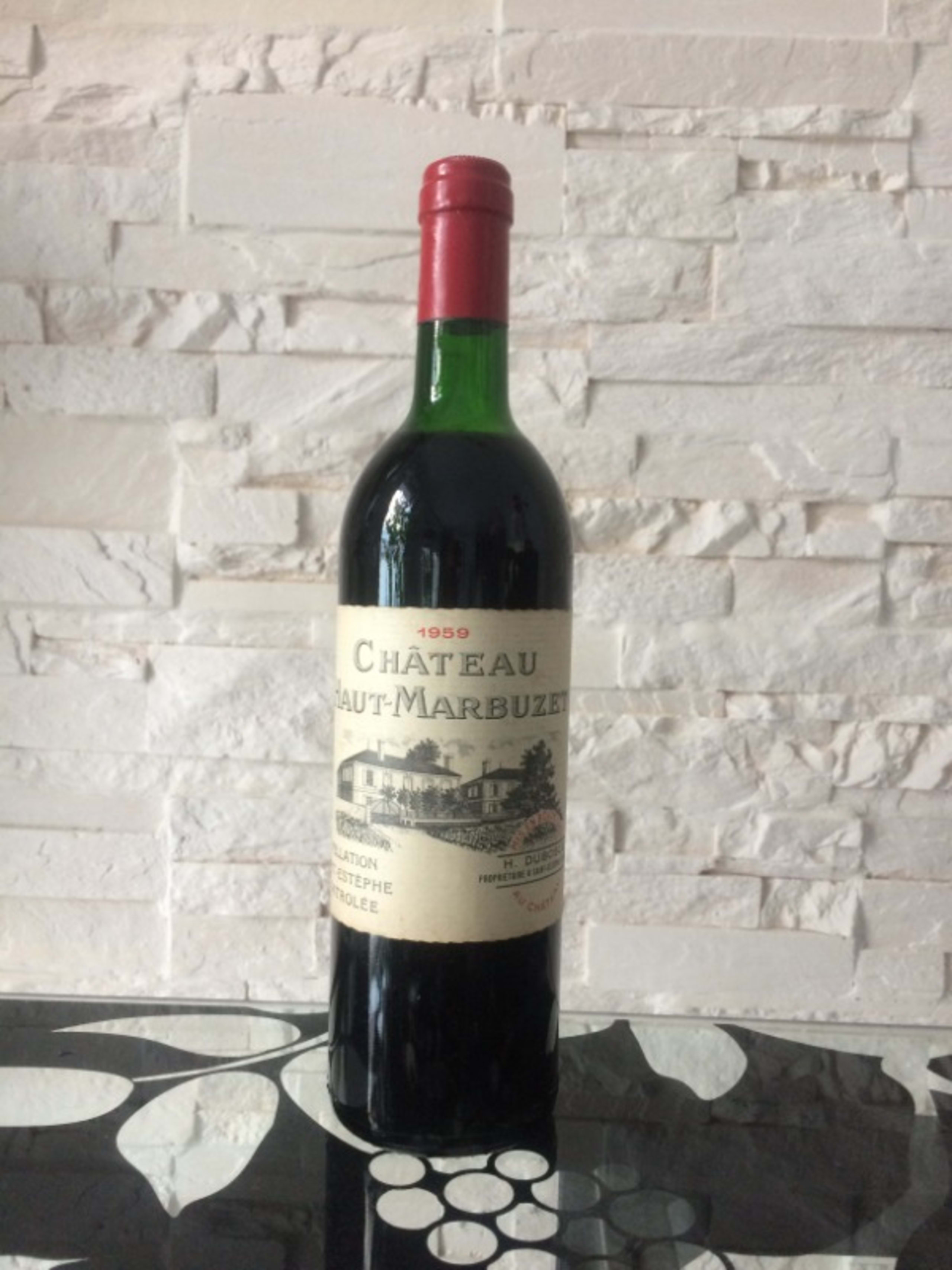 CHATEAU HAUT-MARBUZET, Saint-Estèphe, 1959