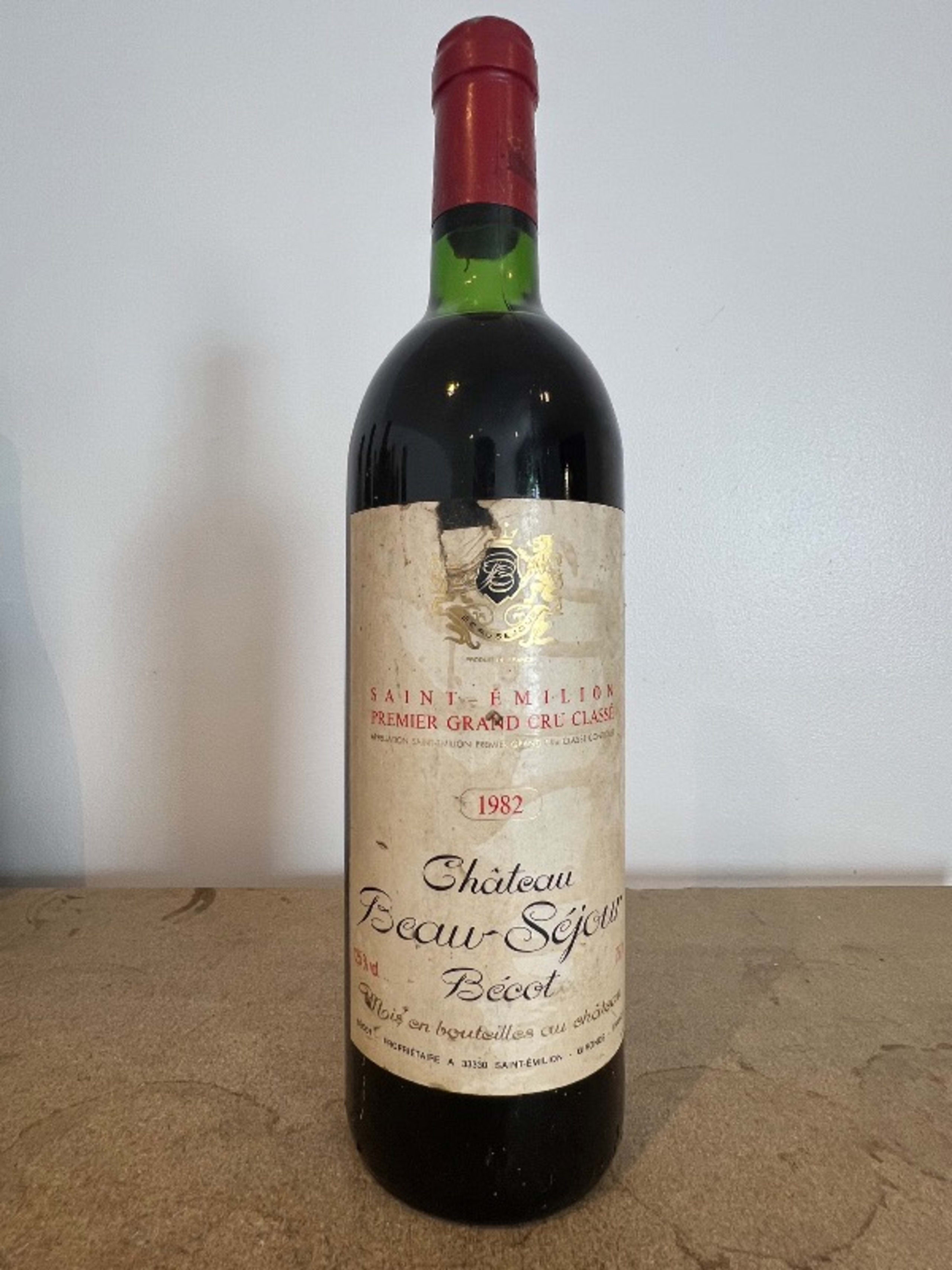 Château Beau-Séjour Bécot, Saint-Émilion Grand Cru, 1982