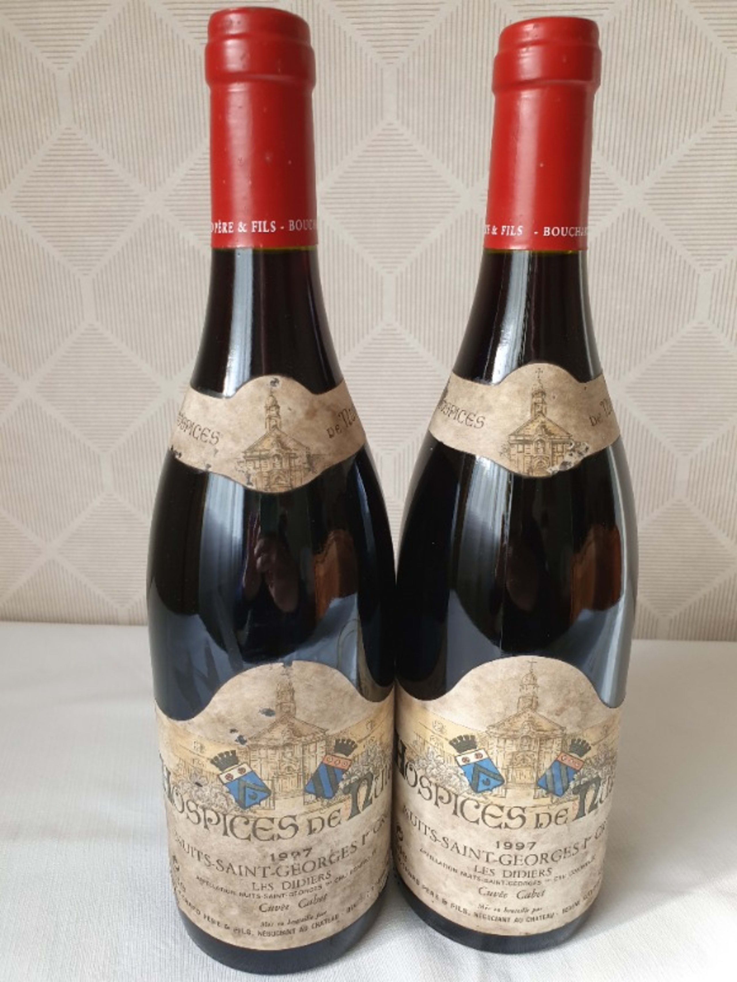 2 x Nuits-Saint-Georges, Hospices de Nuits 1er Cru Les Didiers Cuvée Cabet, Bouchard Père et Fils, 1997