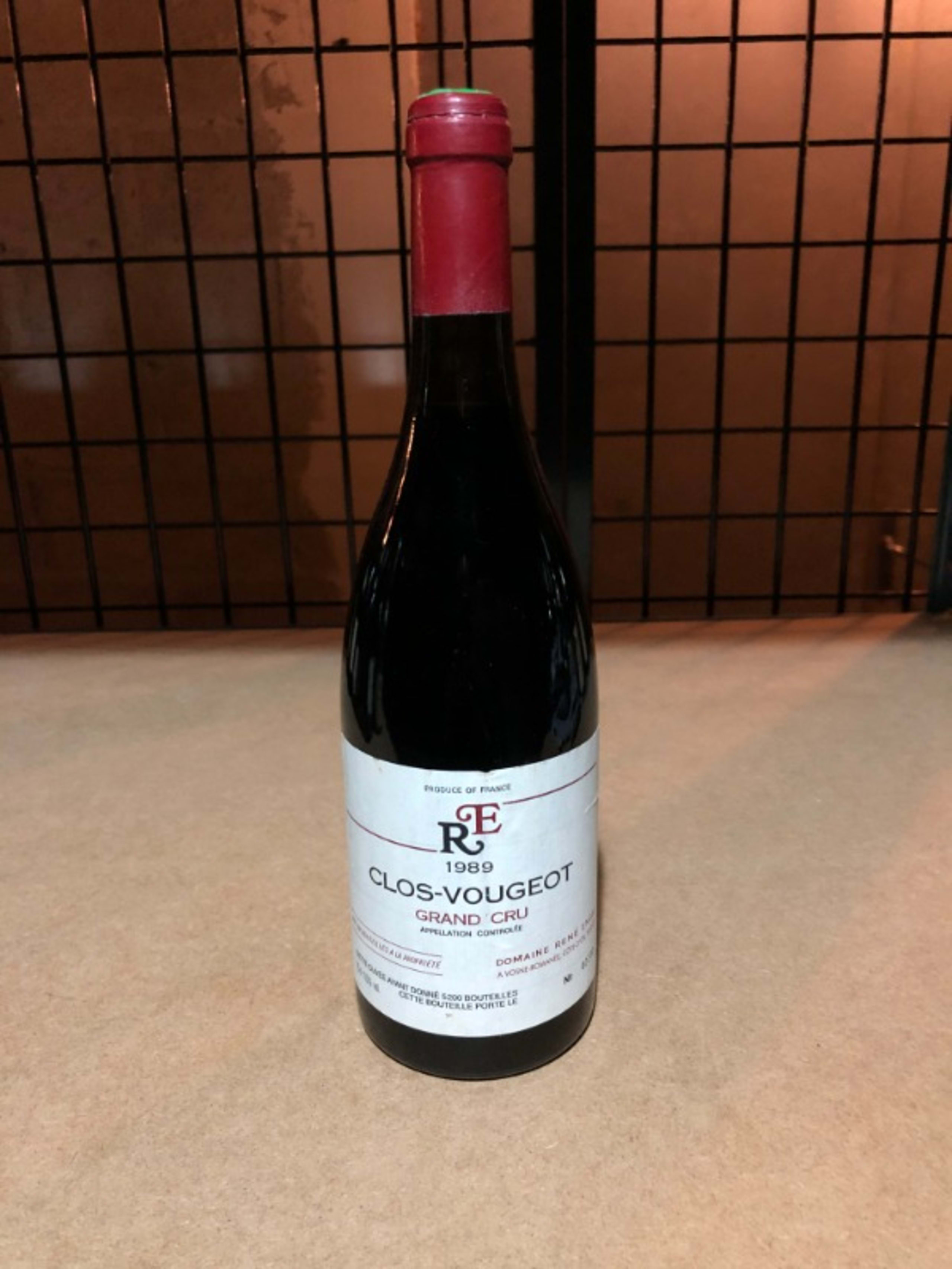 Clos de Vougeot, Grand Cru, Domaine René Engel, 1989