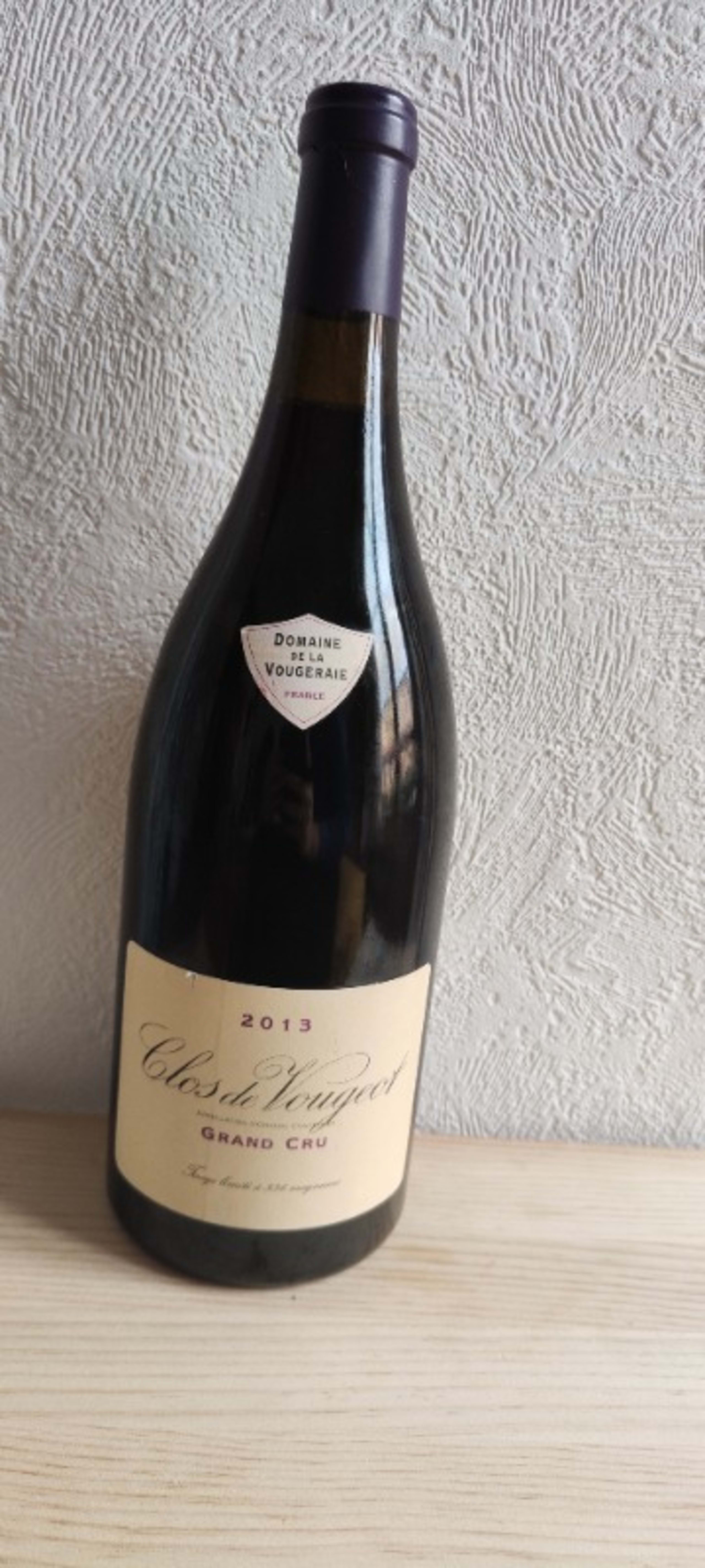 Clos de Vougeot, Domaine de la Vougeraie, 2013 (Magnum)