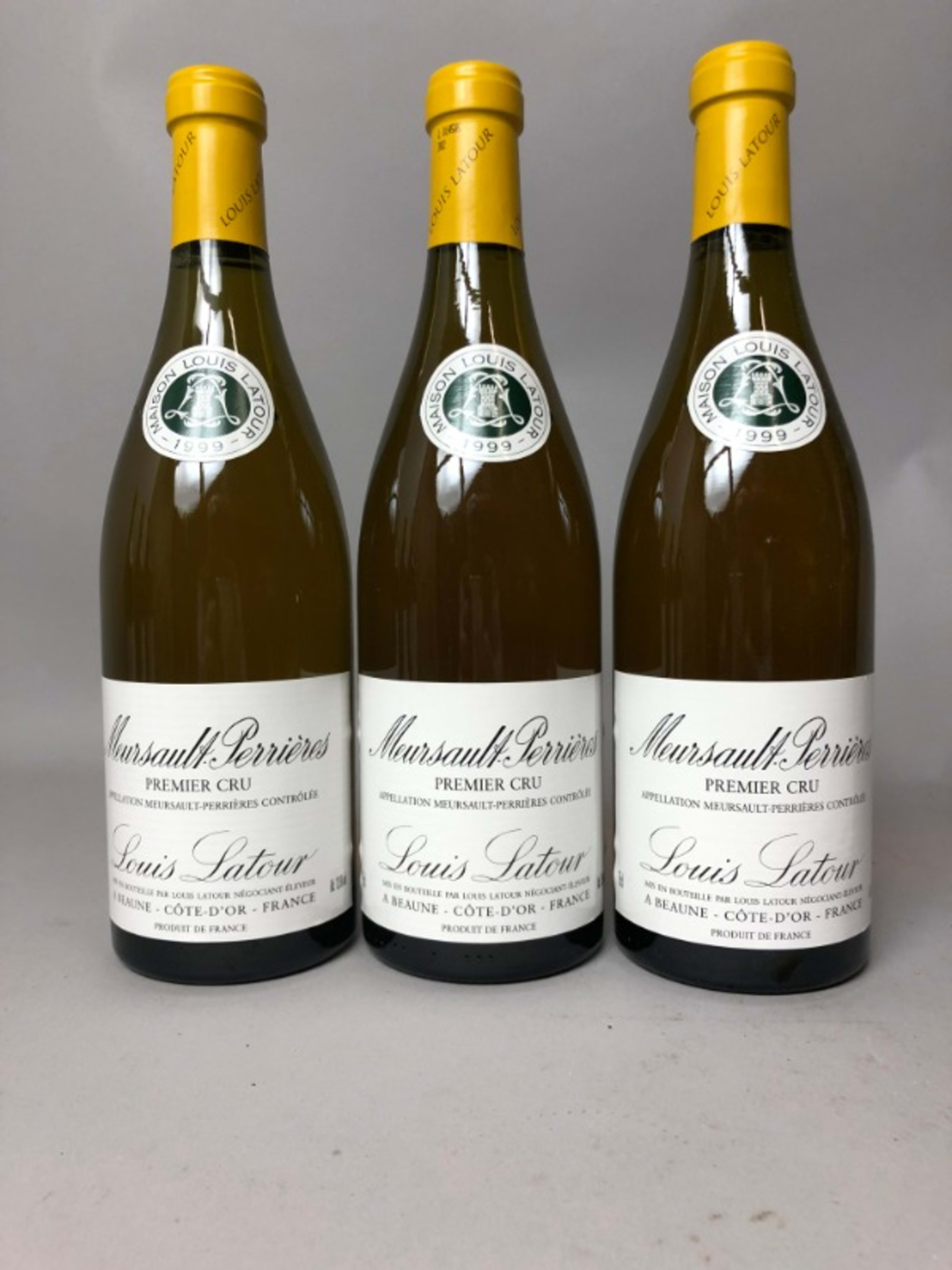3 x Meursault, Perrières, Domaine Louis Latour, 1999