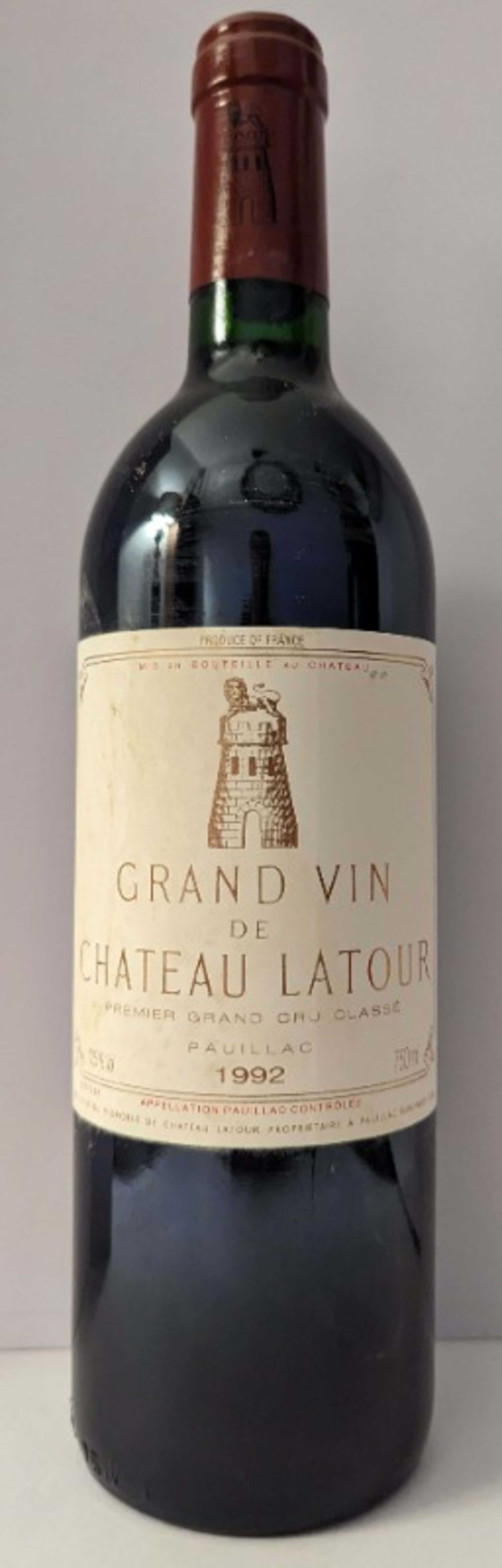 Grand Vin Château Latour, Pauillac, 1992