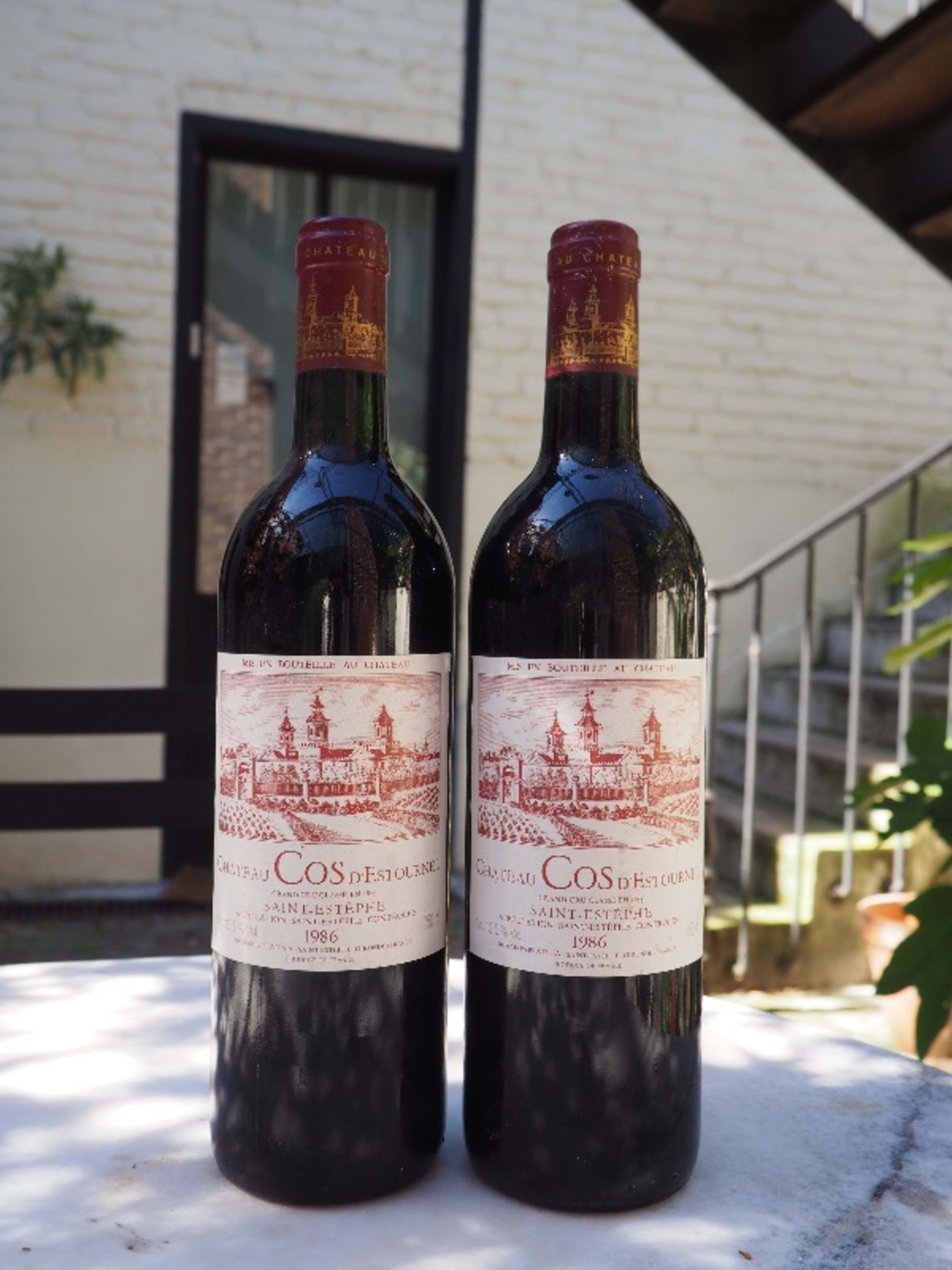 2 x Château Cos d'Estournel, Saint-Estèphe, 1986