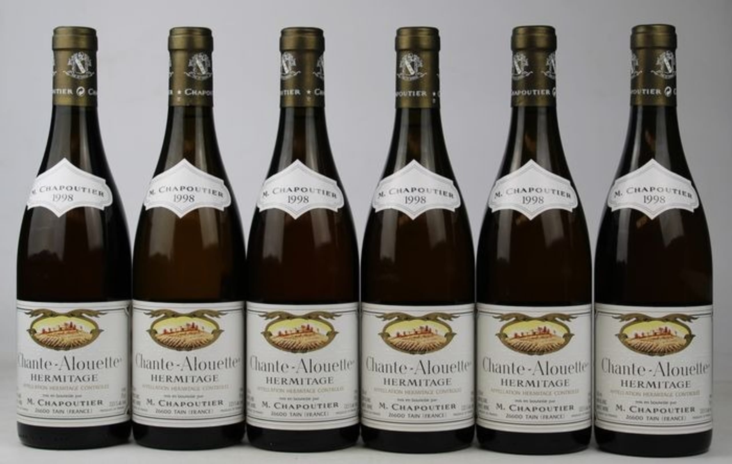 6 x Hermitage, Chante Alouette, M. Chapoutier, 1998
