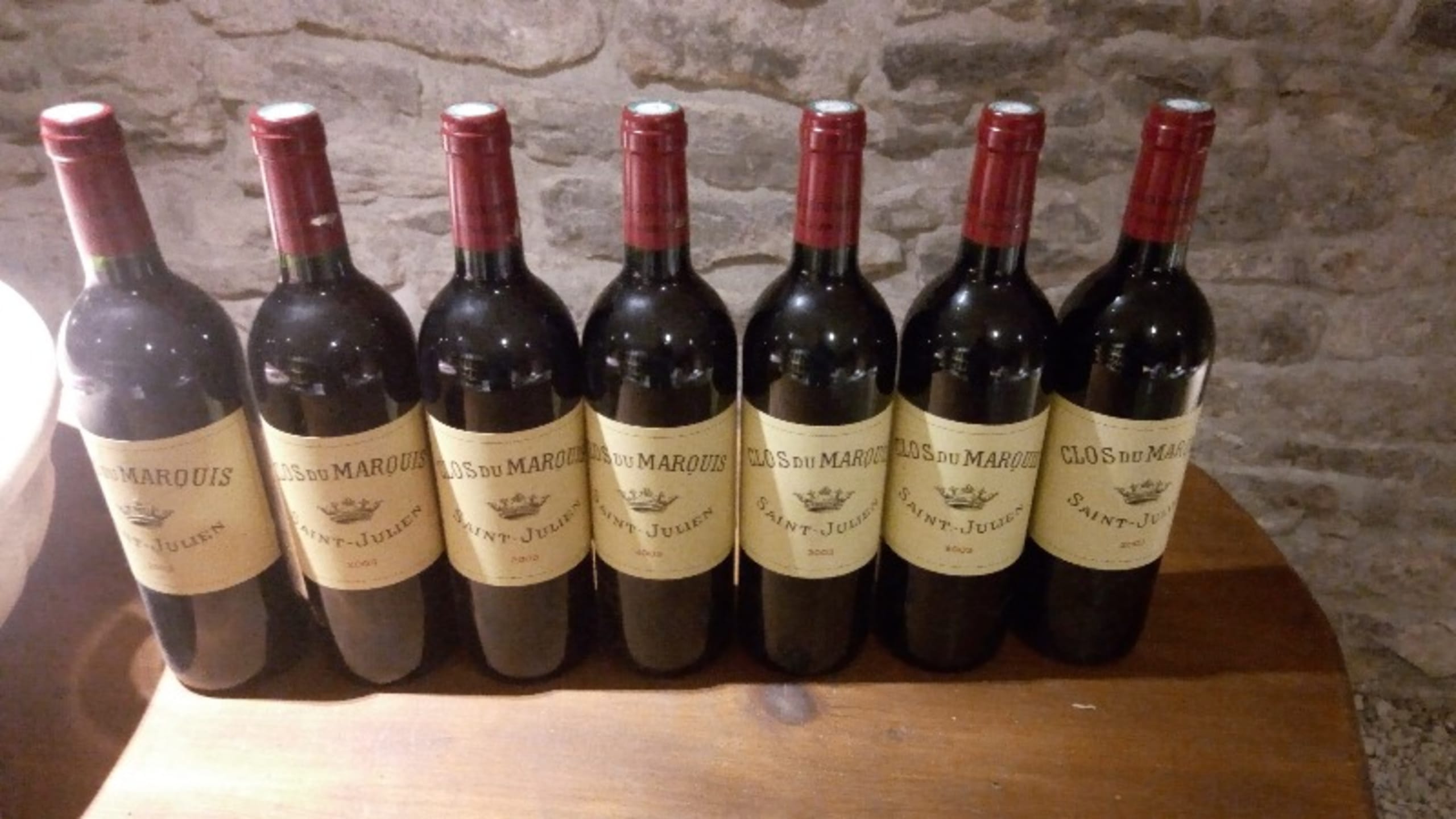 7 x Clos du Marquis, Saint-Julien, 2003