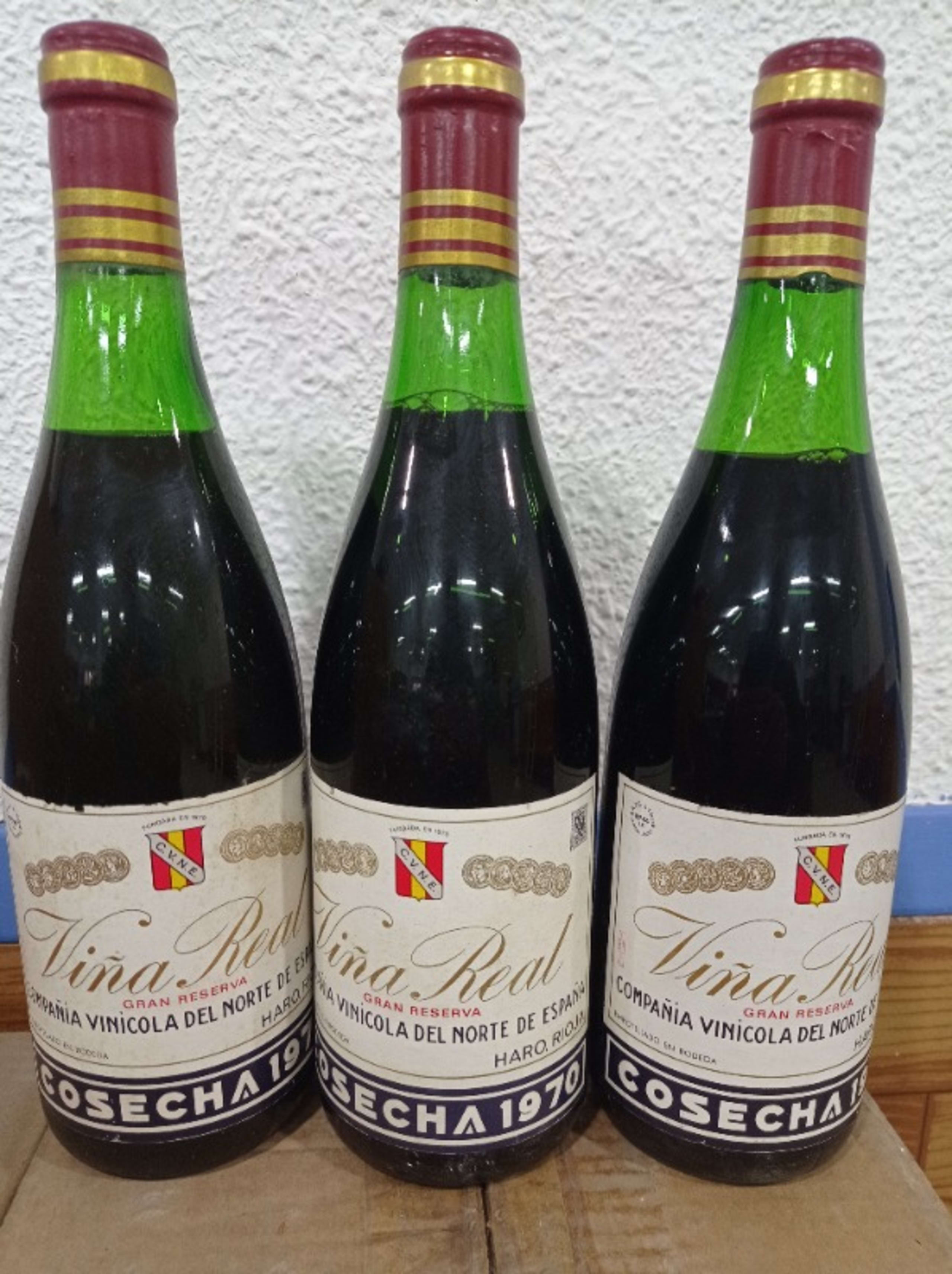 3 x Gran Reserva, Viña Real CVNE, Rioja, 1970