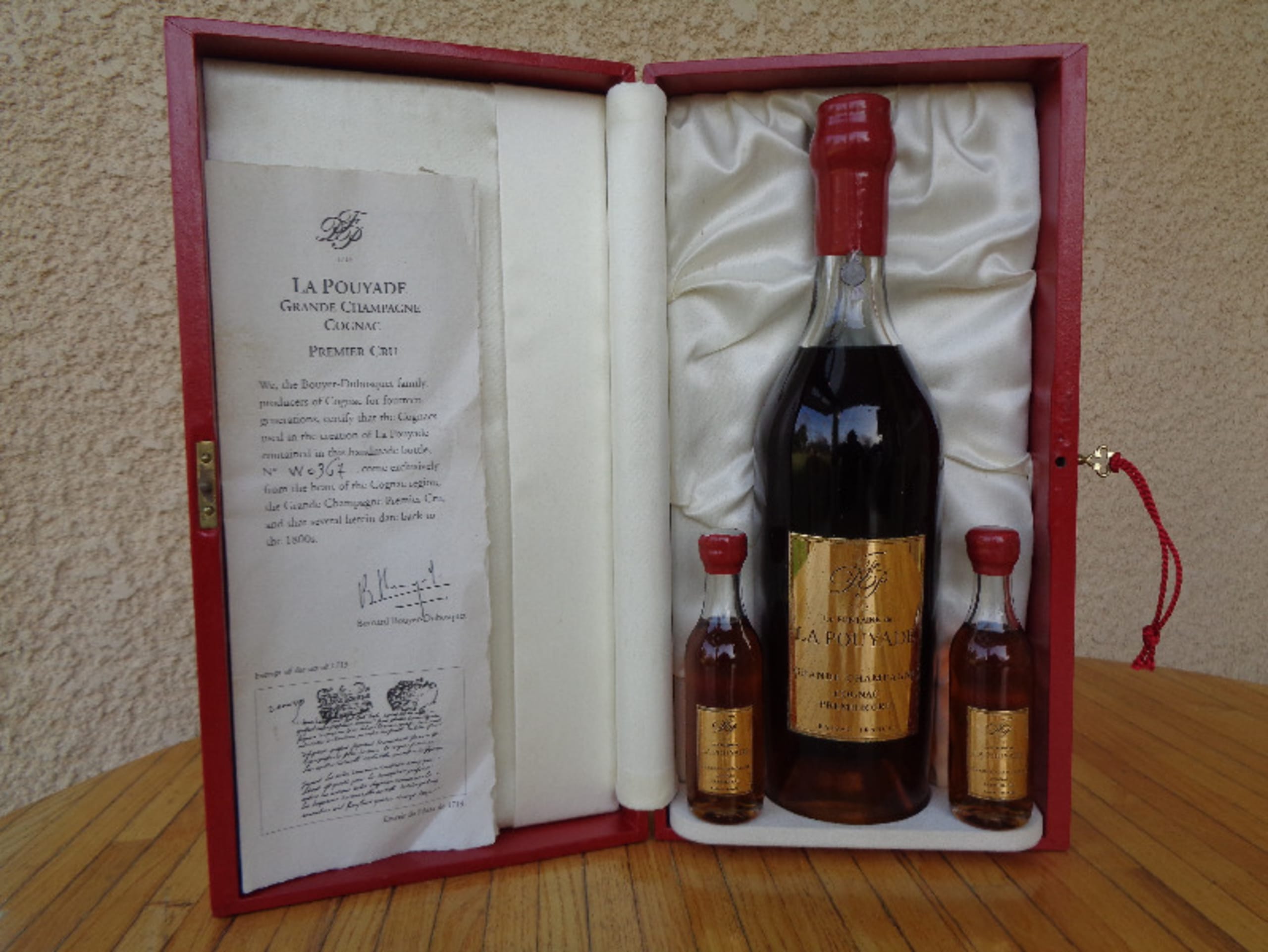 Grande Champagne 1 er Cru, La Fontaine de la POUYADE, Cognac, 1990
