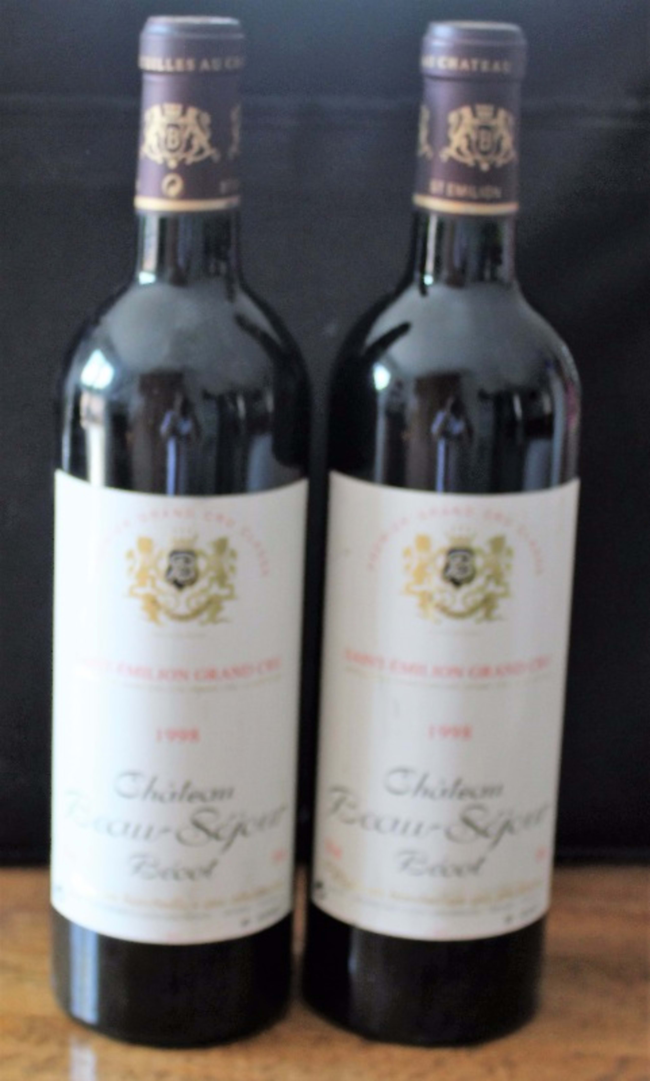 2 x Château Beau Séjour Becot, Saint-Émilion, 1988