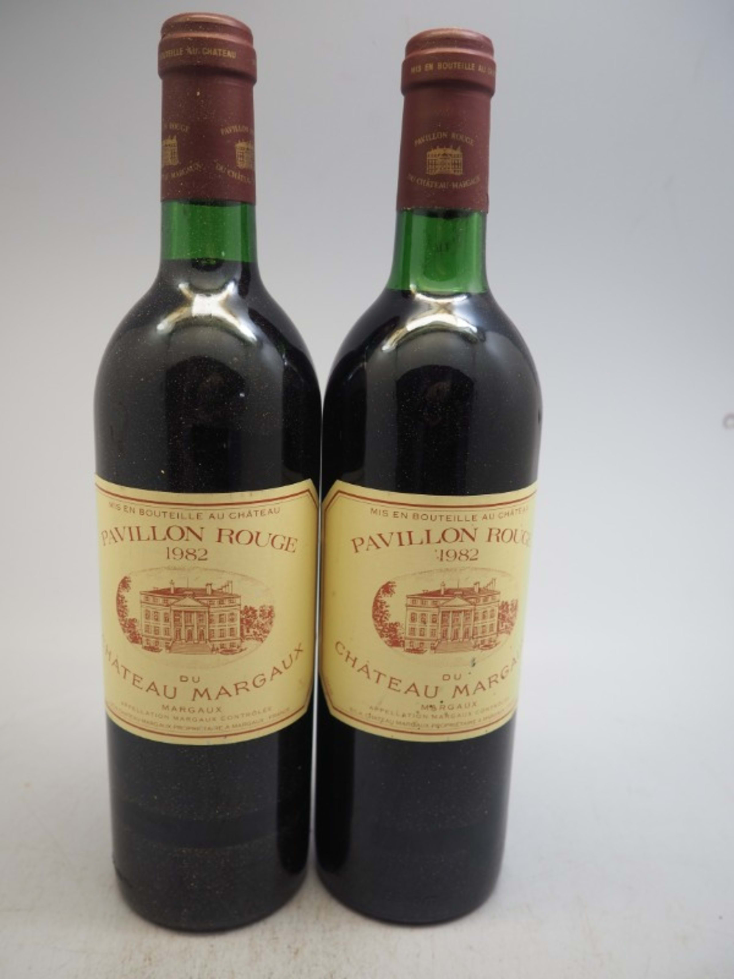 2 x Pavillon Rouge, Château Margaux, Margaux, 1982