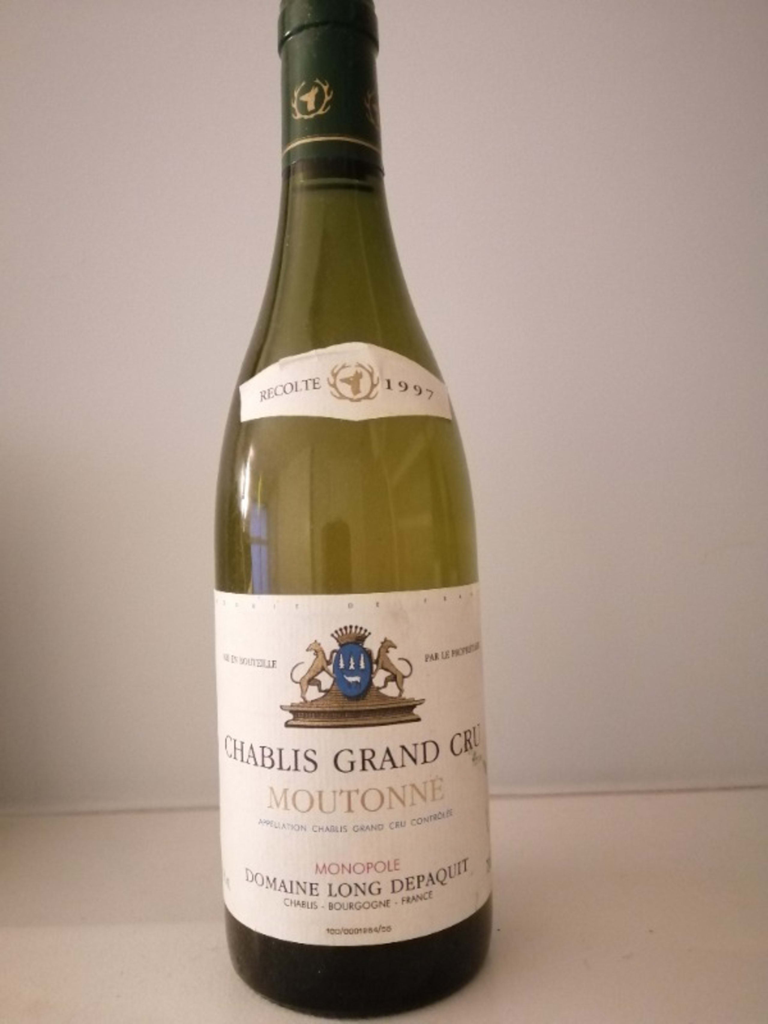 Chablis Grand Cru, Moutonne (Monopole), Domaine Long Depaquit, 1997