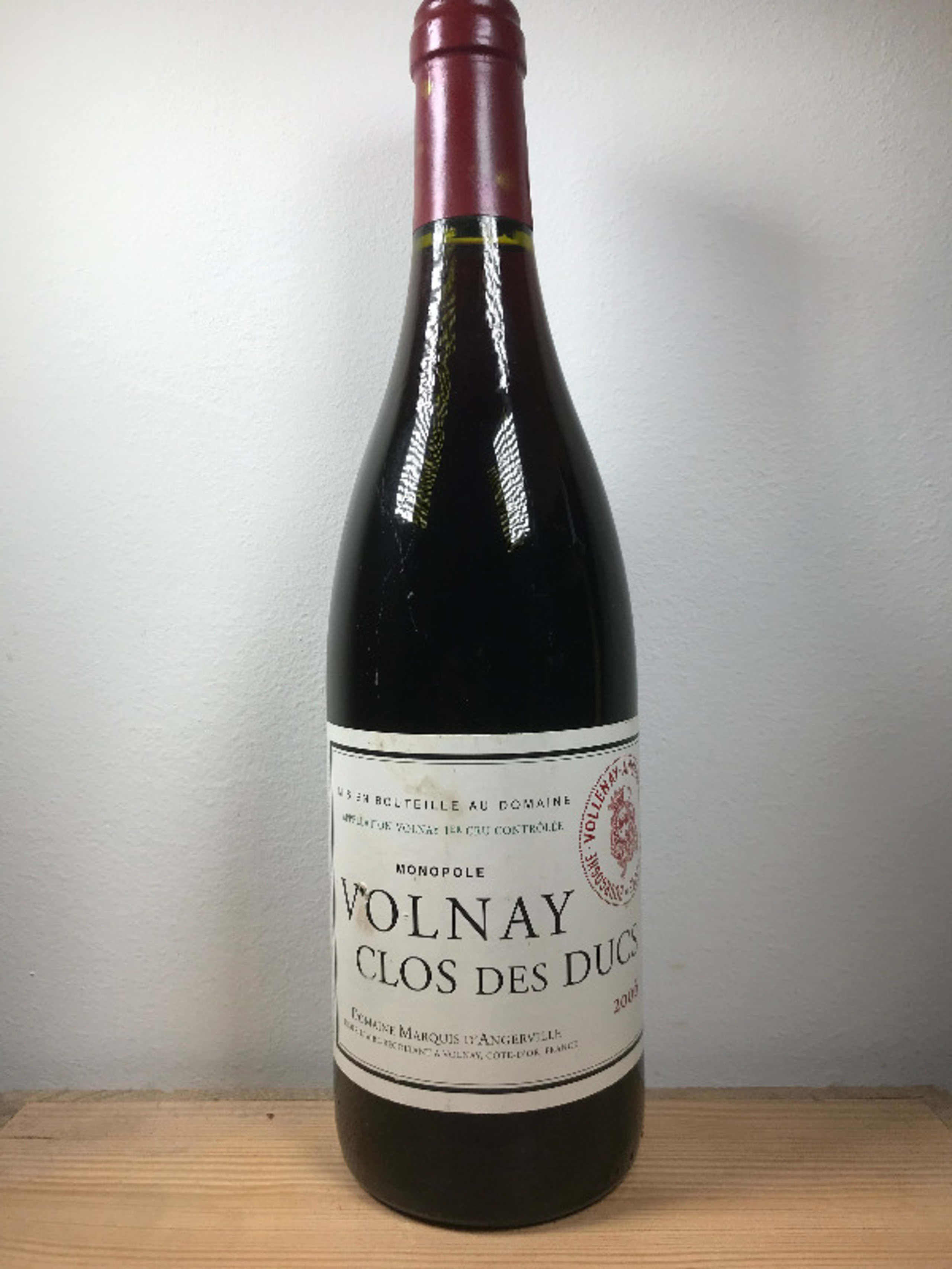 Volnay, 1er cru Clos des Ducs, Marquis d'Angerville, 2006