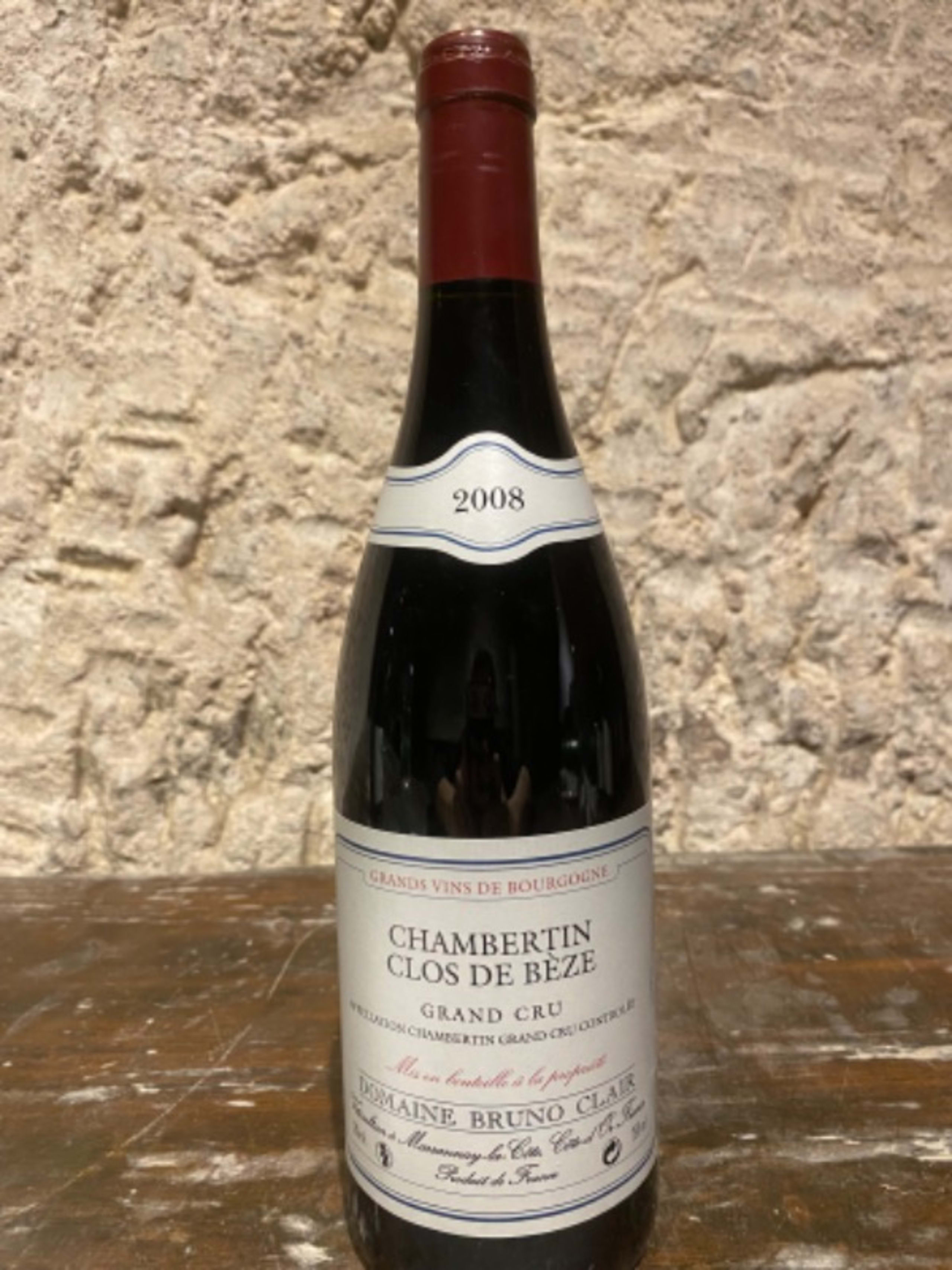 Chambertin-Clos de Bèze, Grand Cru, Domaine Bruno Clair, 2008