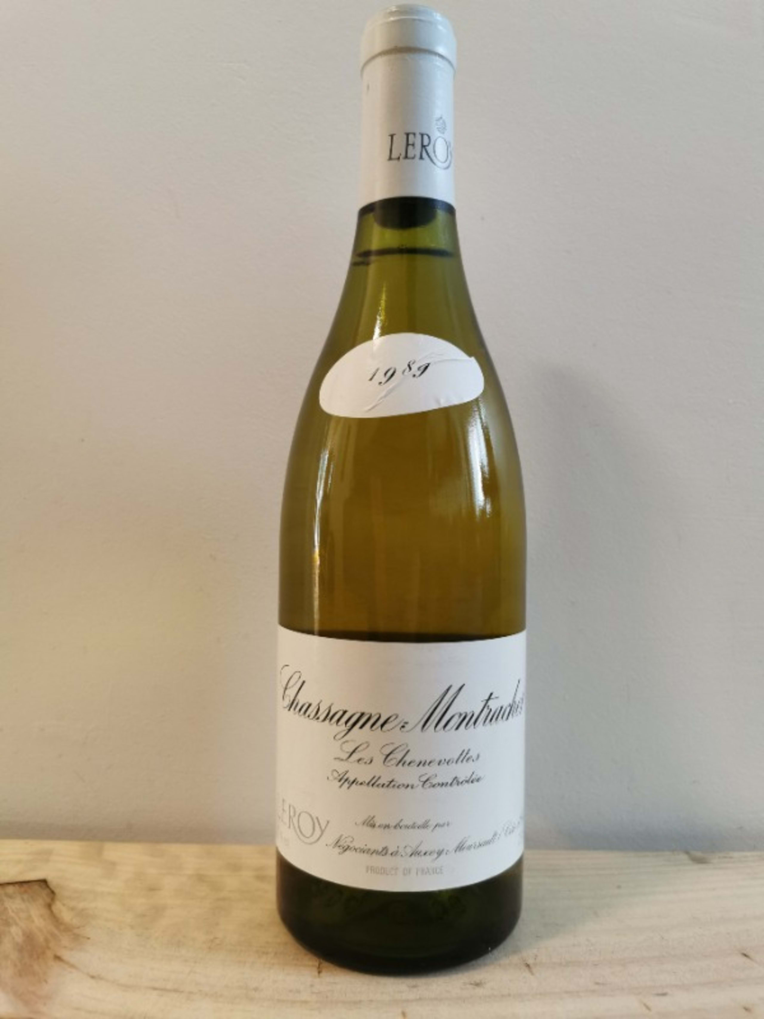 Chassagne-Montrachet, Les Chenevottes, Maison Leroy, 1989