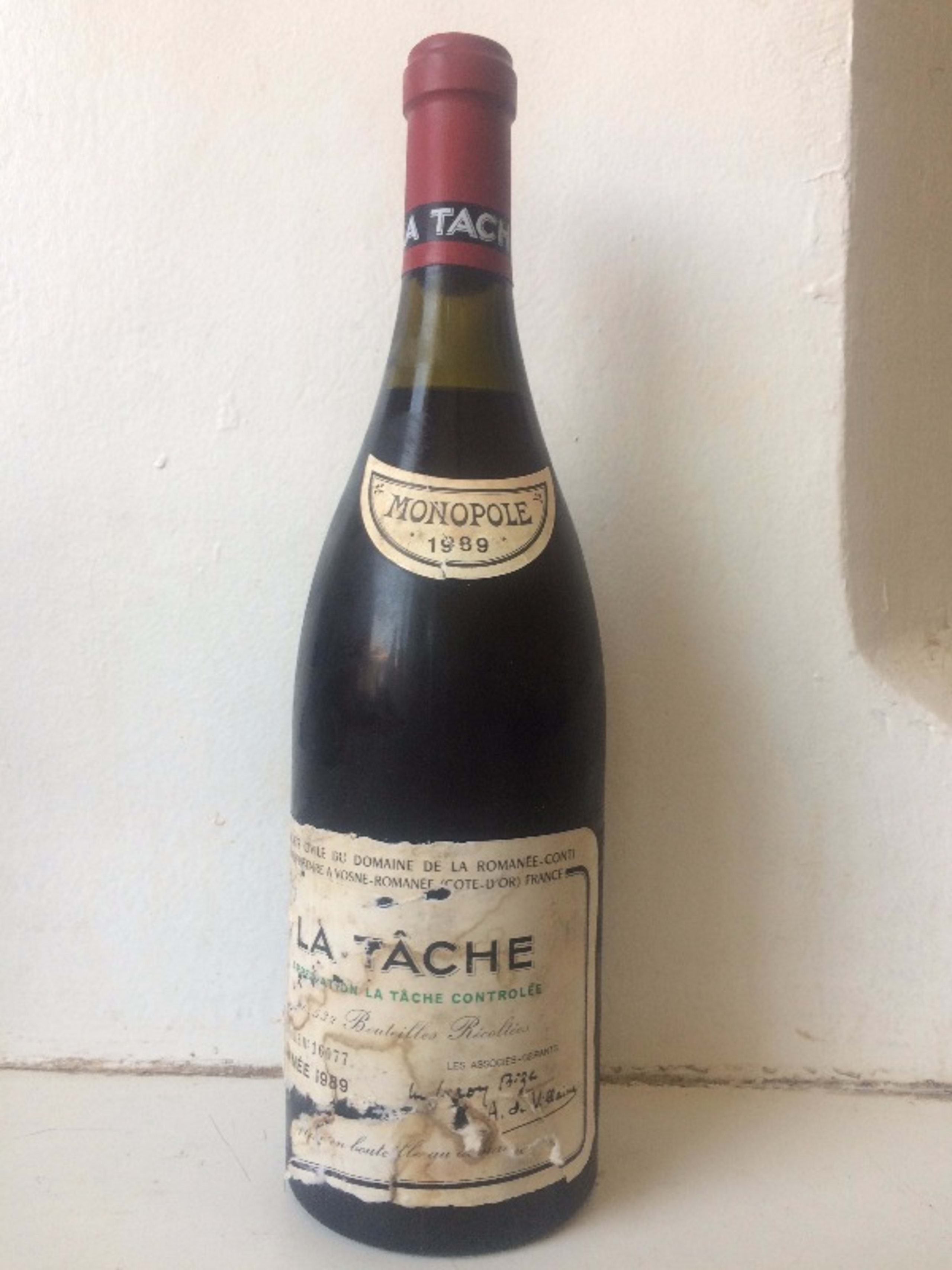 La Tache, Domaine de la Romanée-Conti, 1989