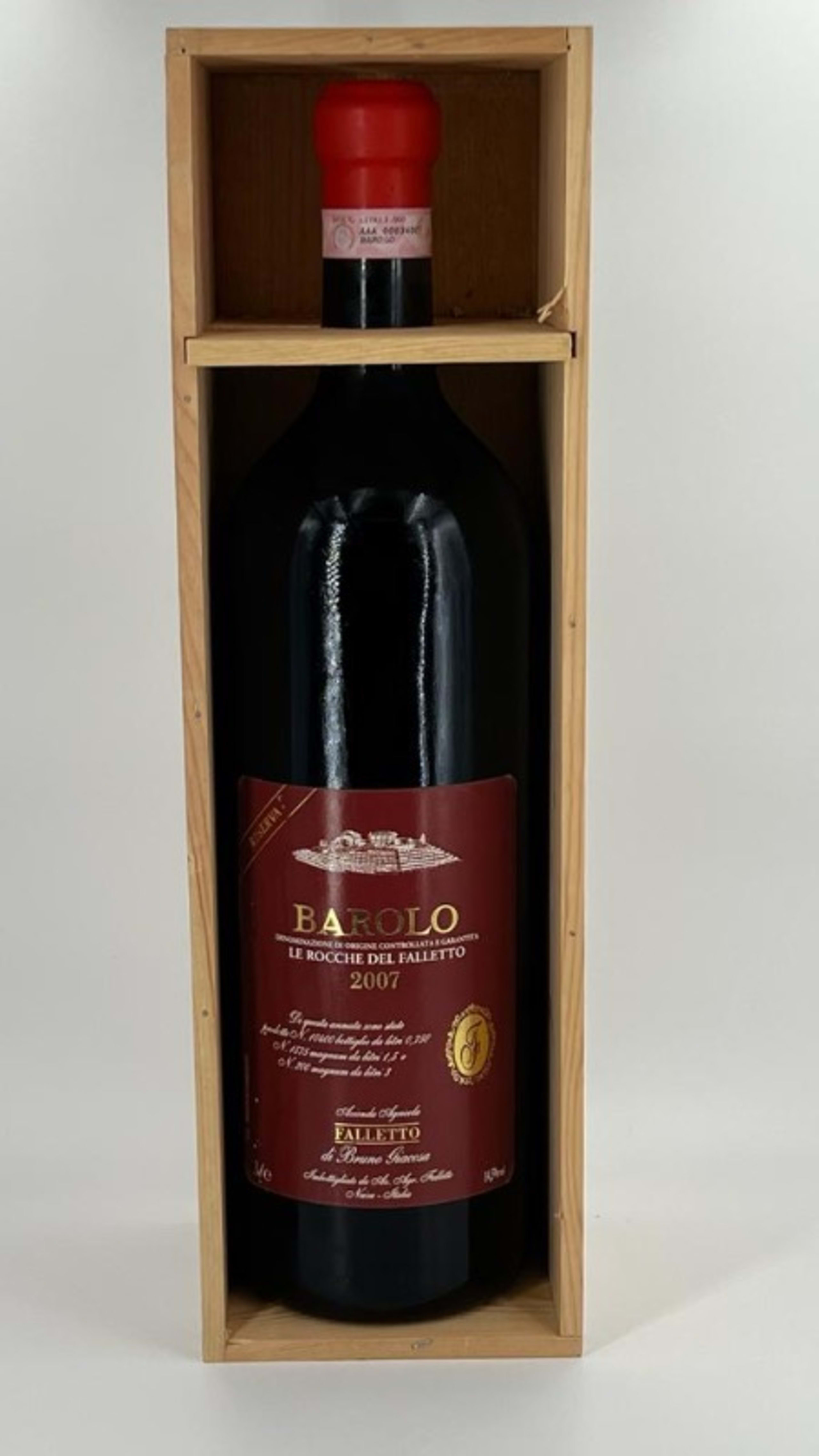 Rocche del Falletto Riserva, Bruno Giacosa, Barolo, 2007 (Dble-Mg 3l.)