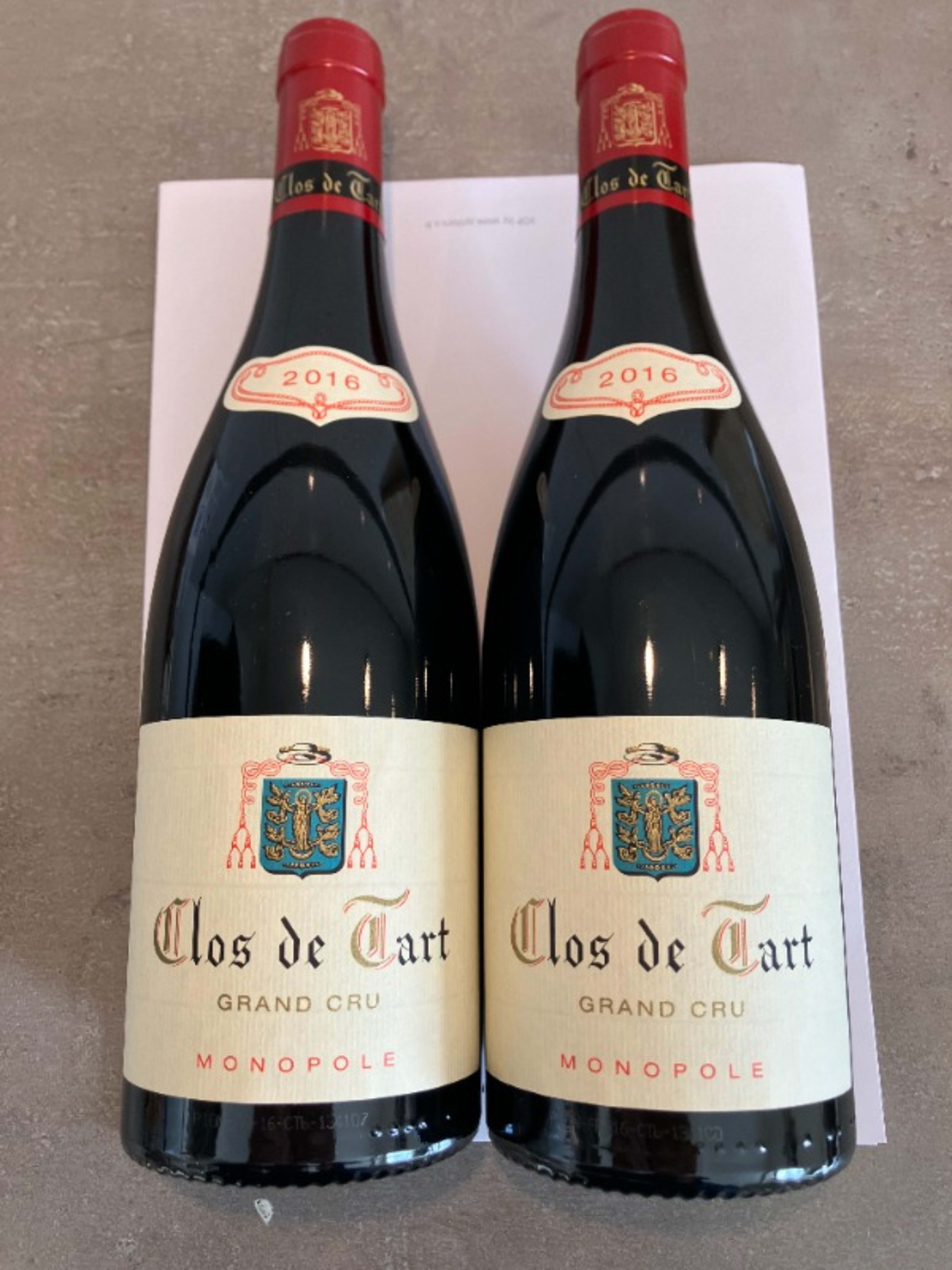 2 x Morey-Saint-Denis, Grand cru/Monopole, Clos de Tart, 2016