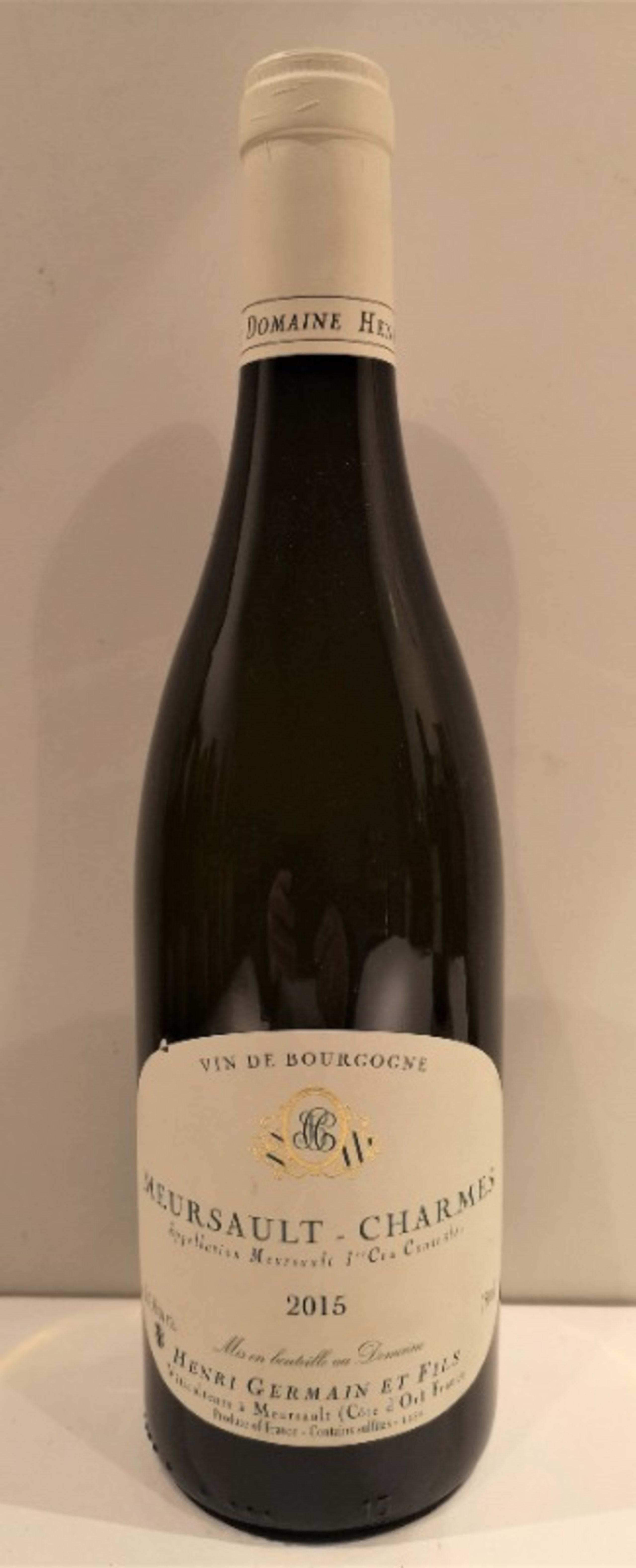 Meursault, Charmes 1er Cru, Henri Germain et Fils, 2015
