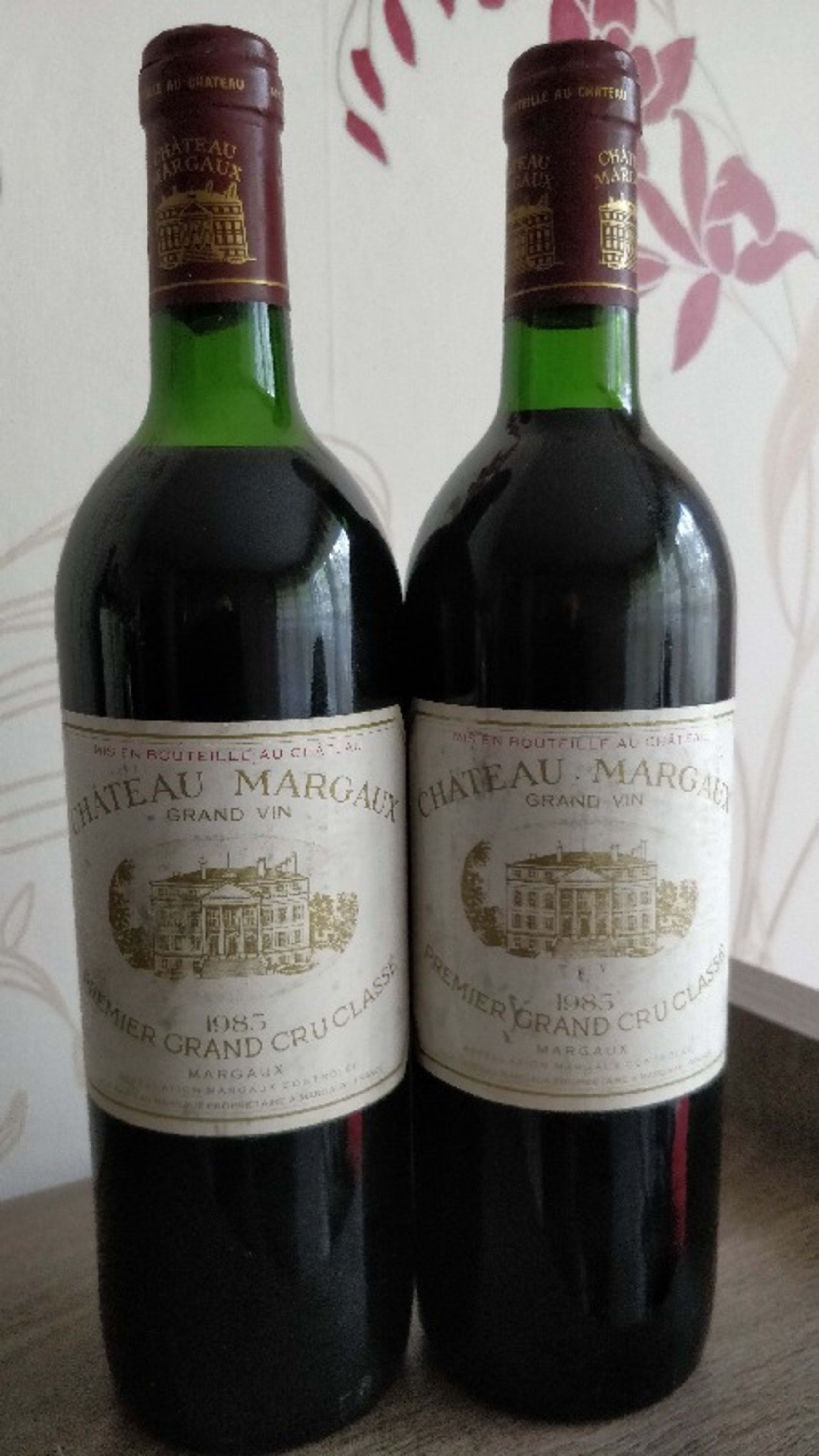 2 x Château Margaux, Margaux, 1985