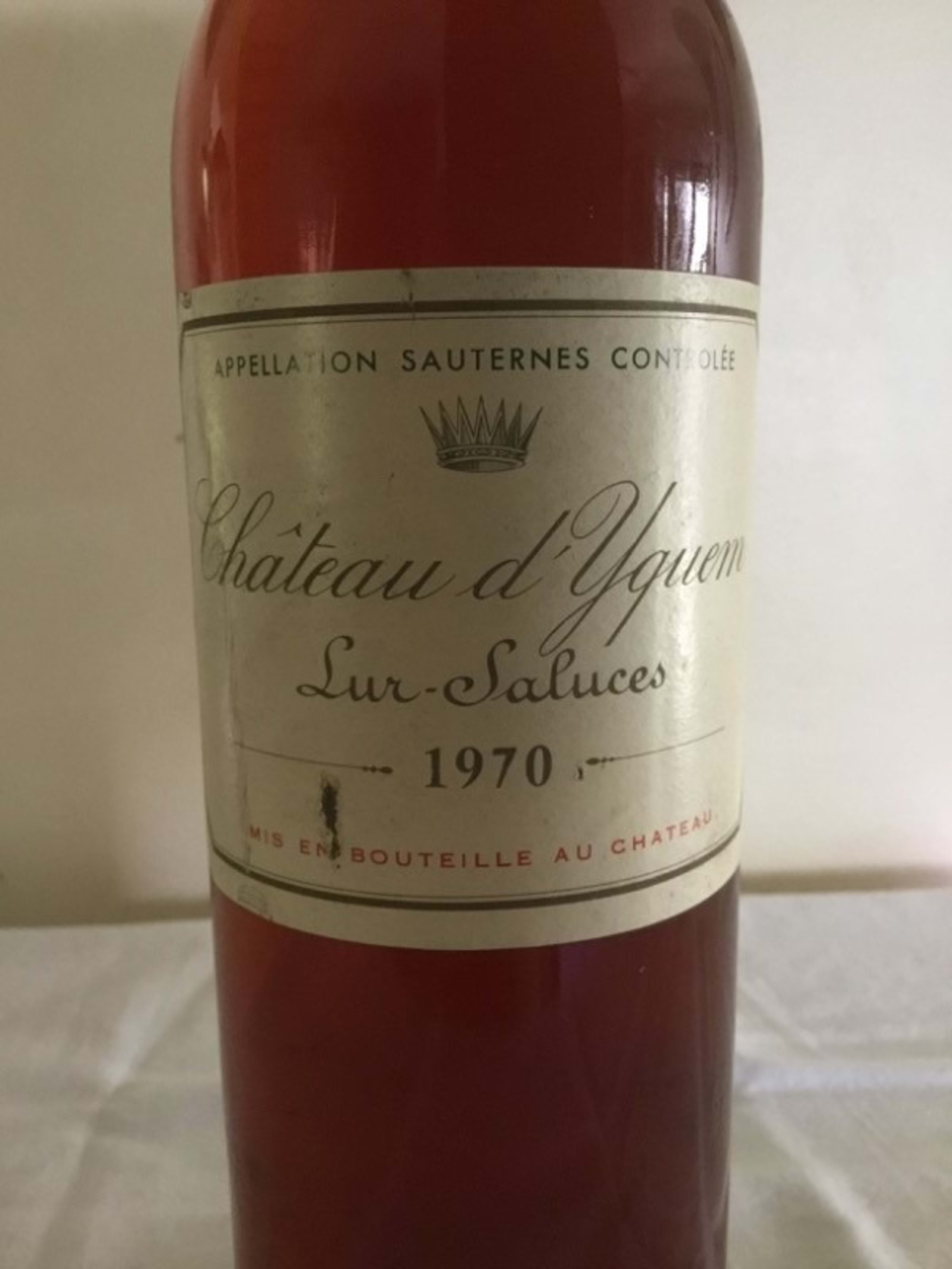 Chateau d’Yquem, Sauternes, 1970
