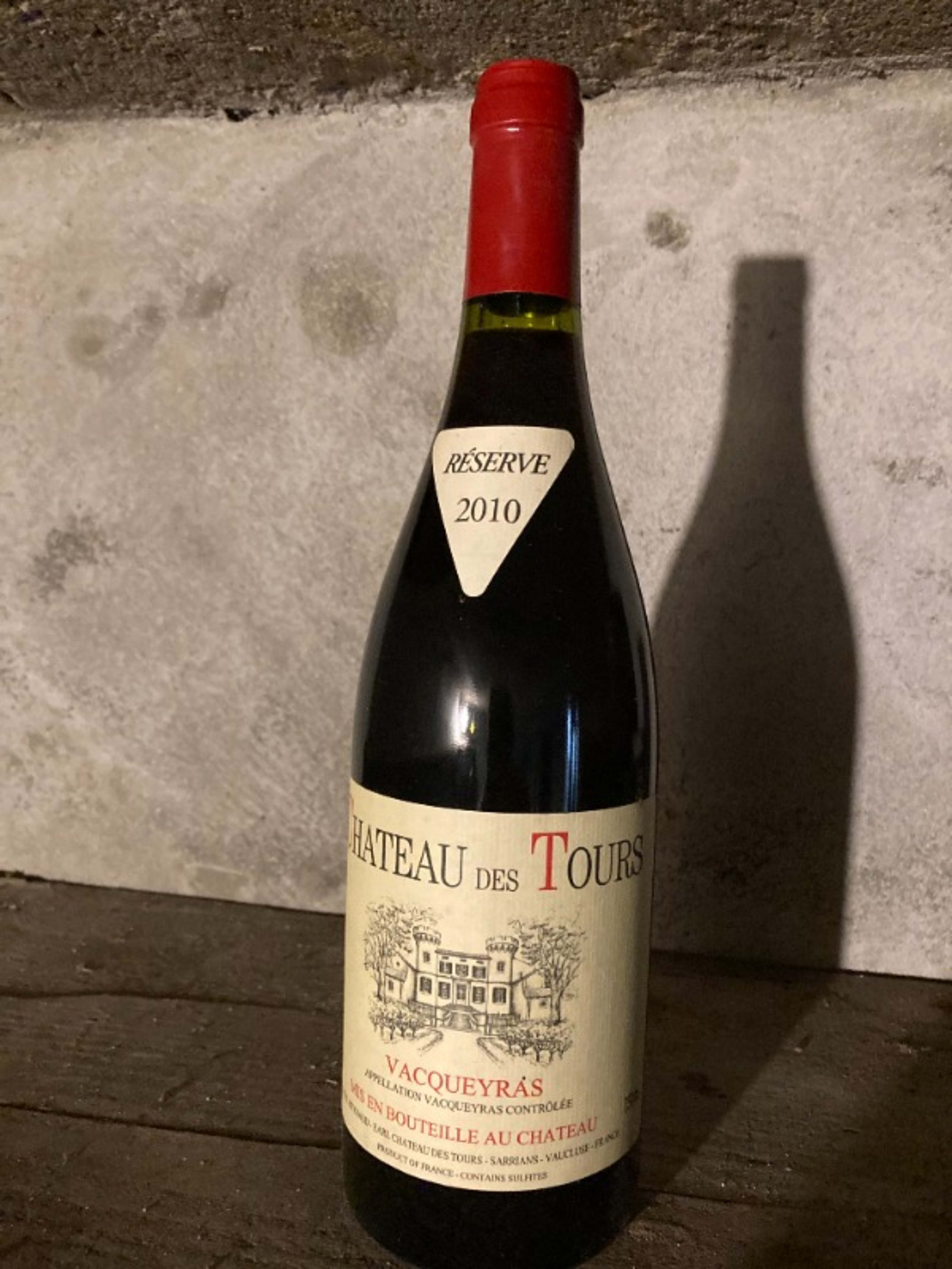 Vacqueyras, Château des Tours, 2010