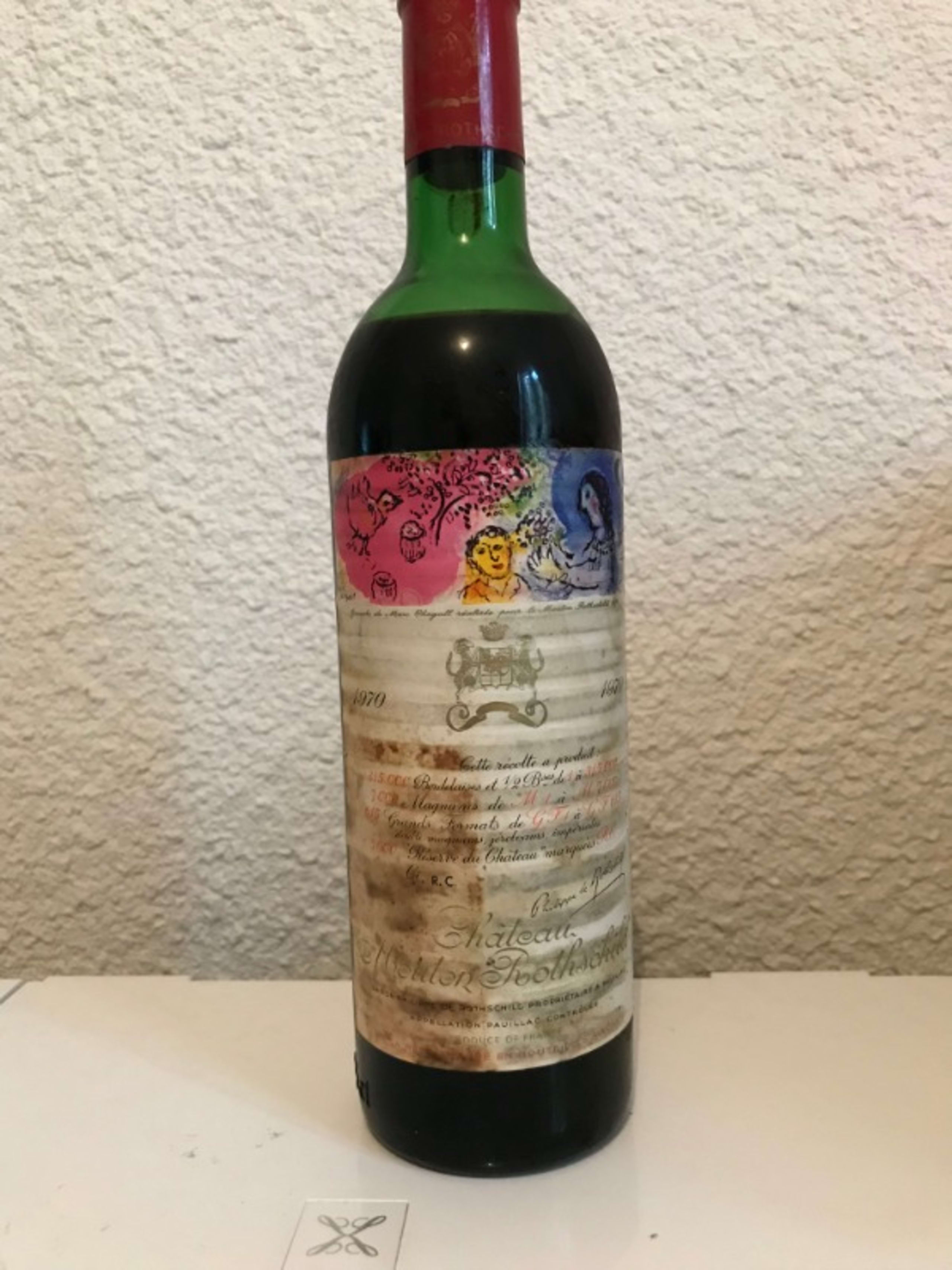 château Mouton Rothschild, Pauillac, 1970