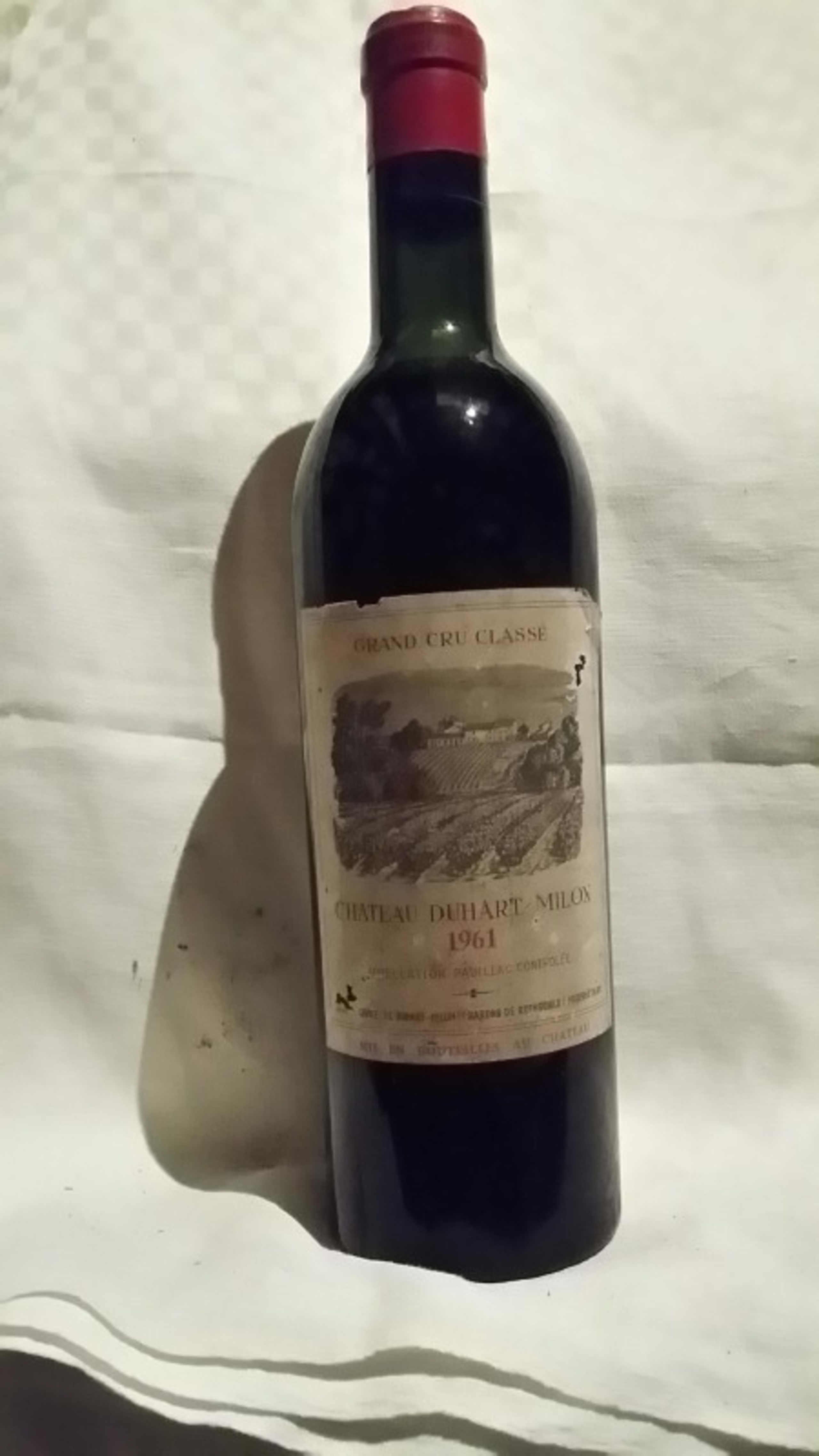 Château Duhart Milon, Pauillac, 1961